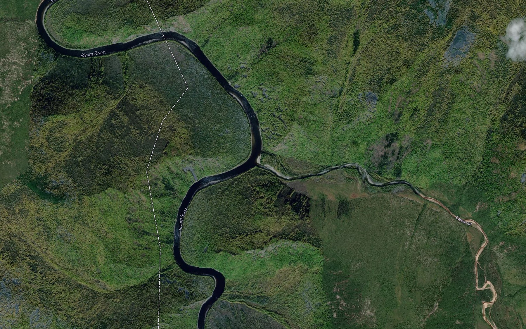 Satellite map of the Sivagli