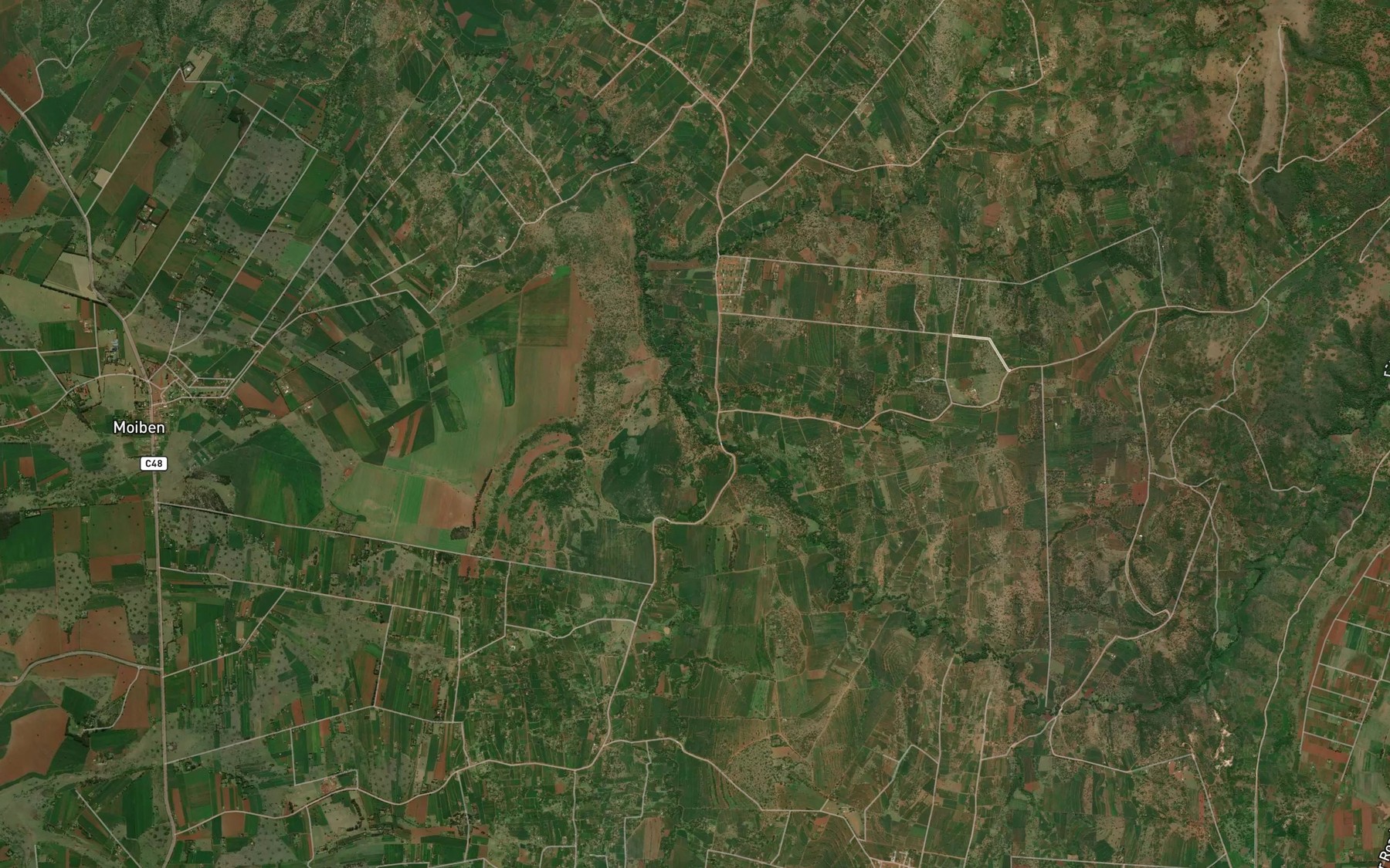 Satellite map of the Arobobutch