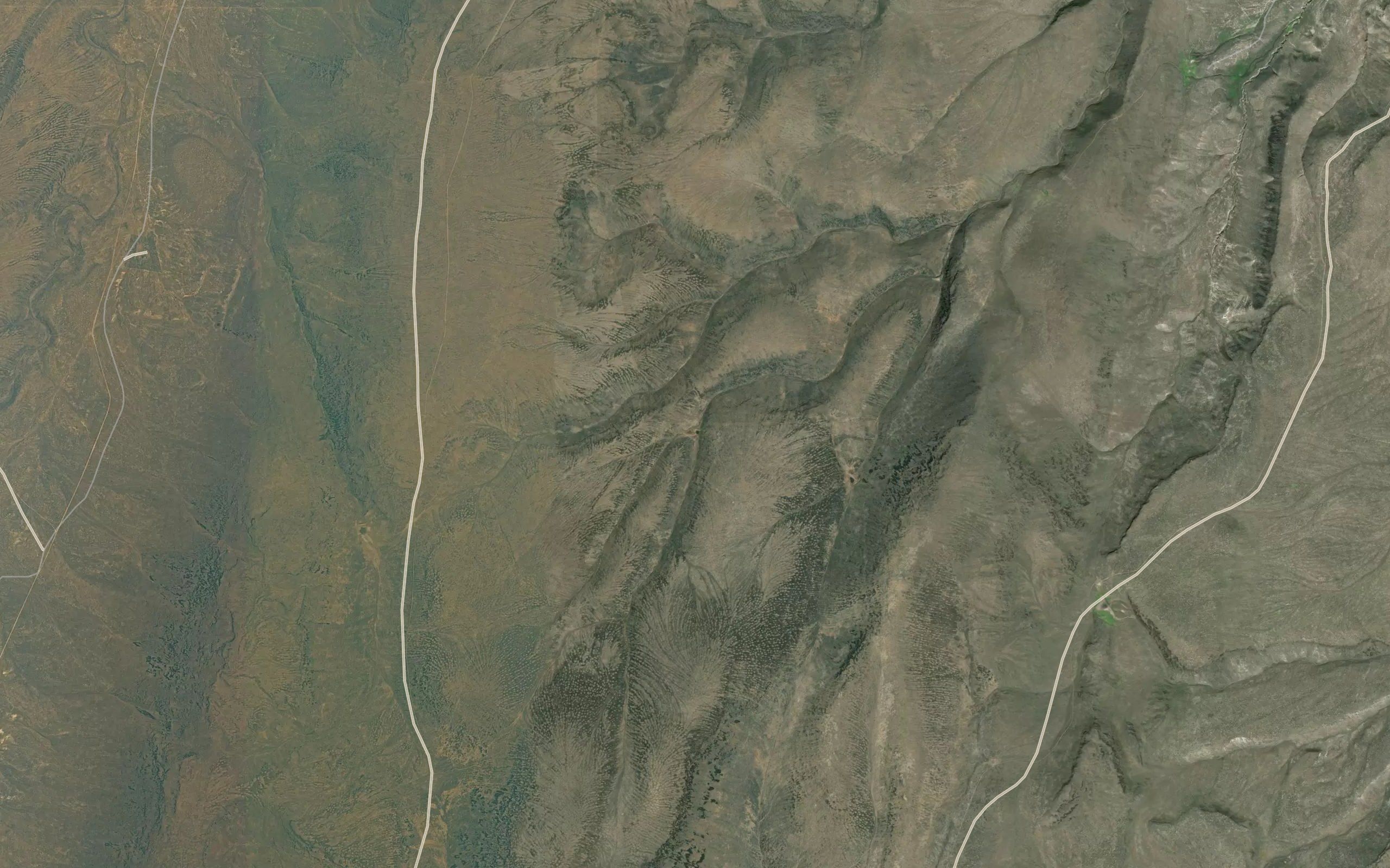 Head of Hoodoo Reservoir