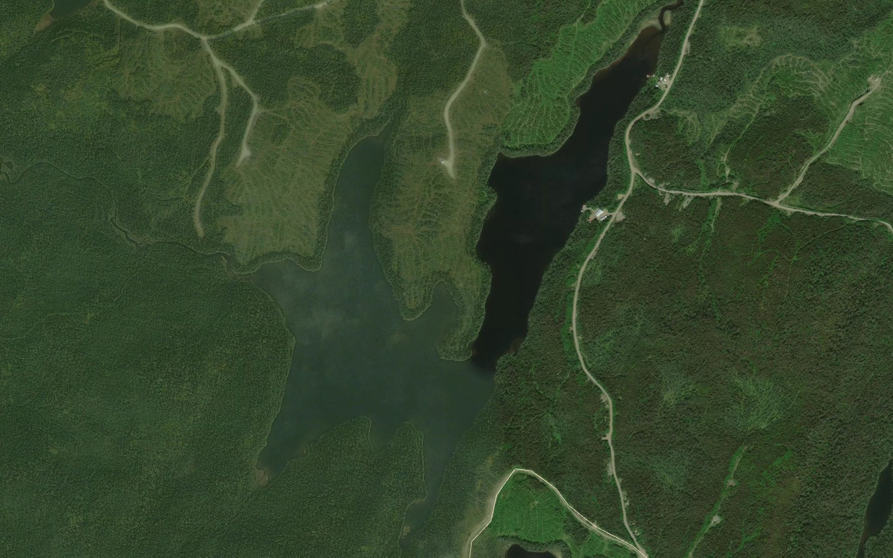 Satellite map of the Lac Pemishkao