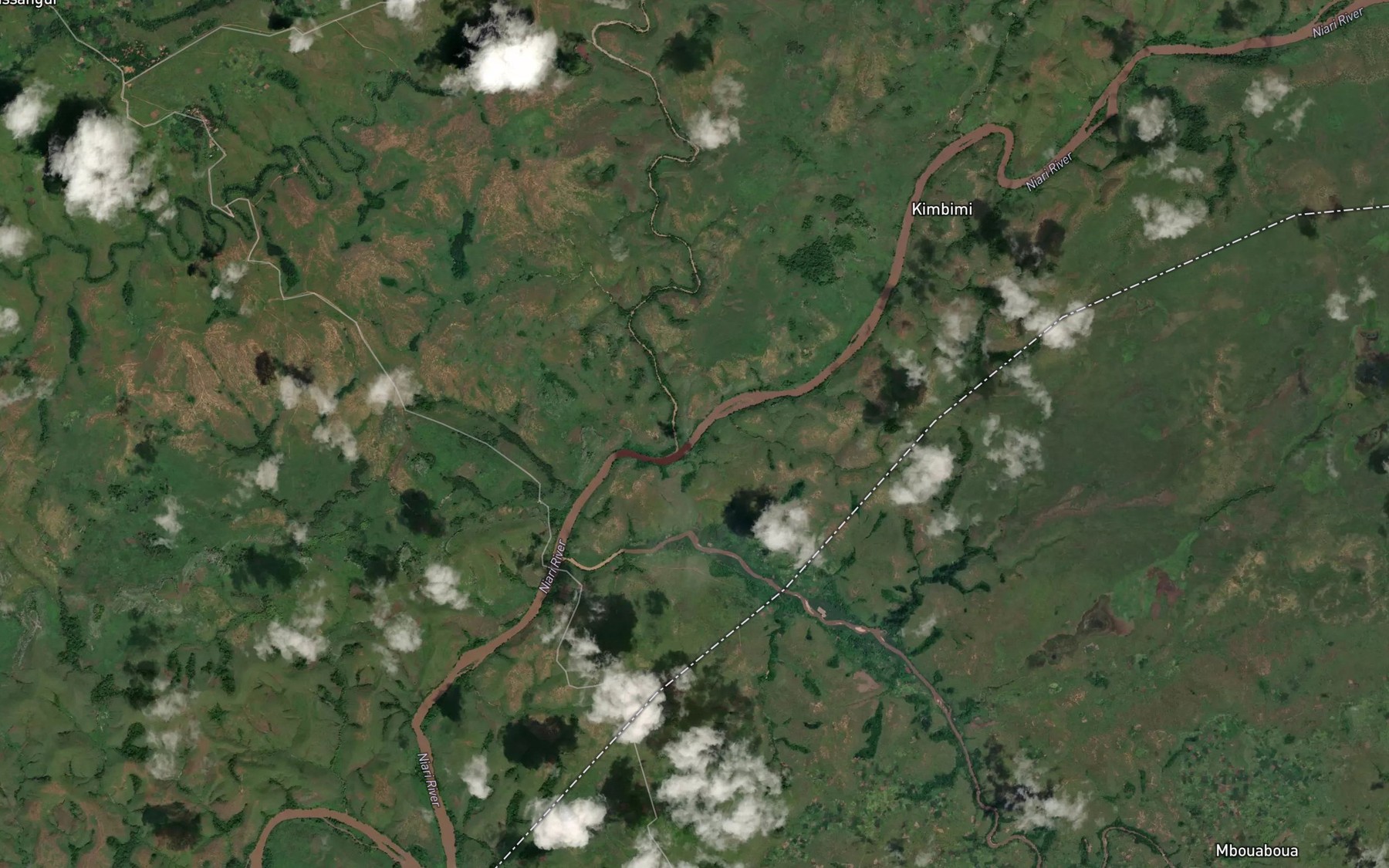 Satellite map of the Moussingue