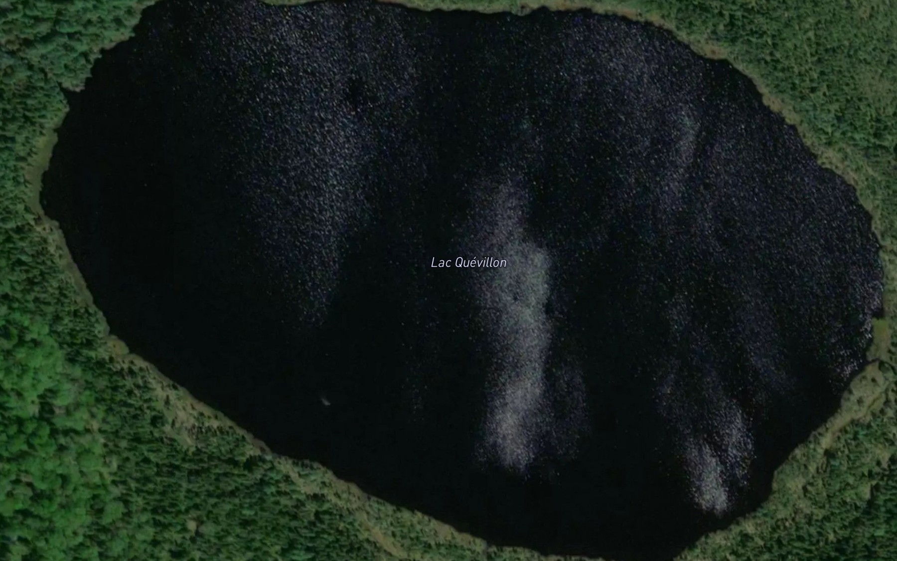 Satellite map of the Lac Quevillon