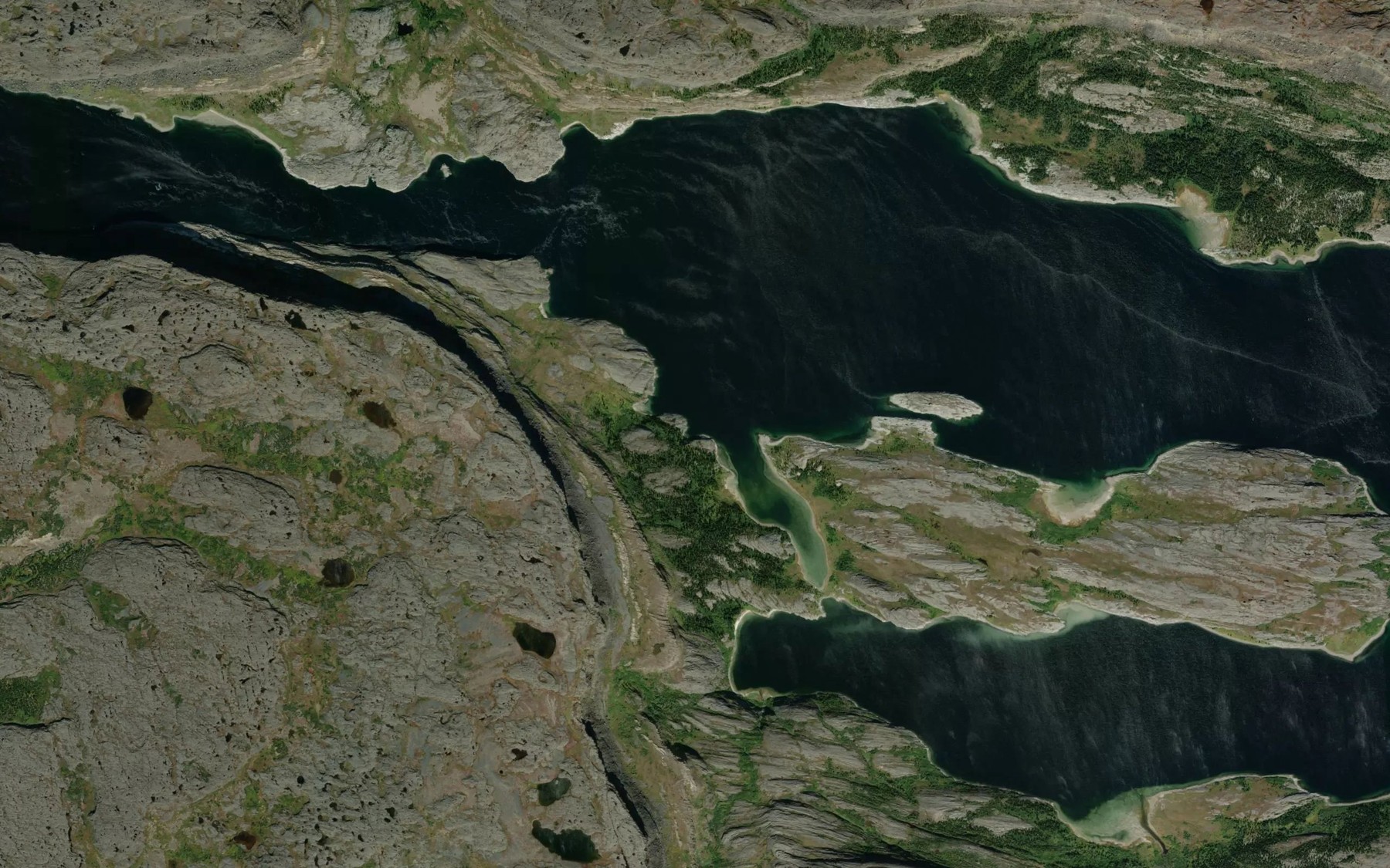 Satellite map of the Baie Sikutaapik