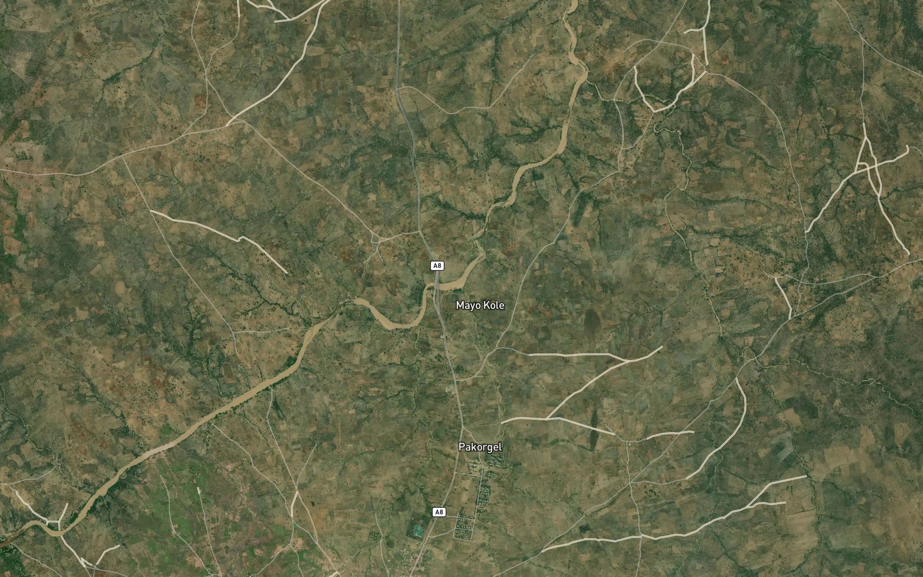 Satellite map of the Mayo Pakorgel