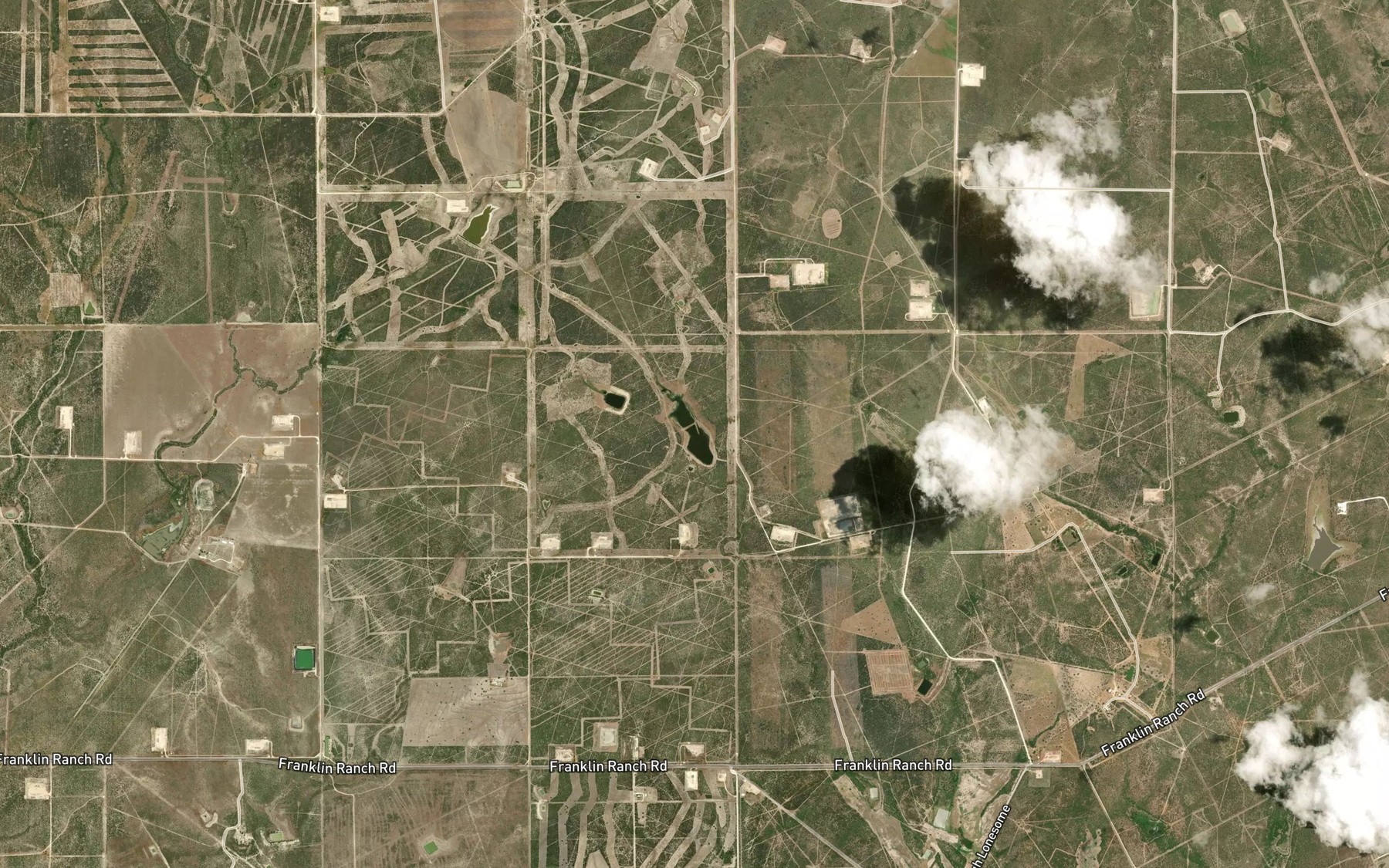 Satellite map of the Beckman Lake Number 1