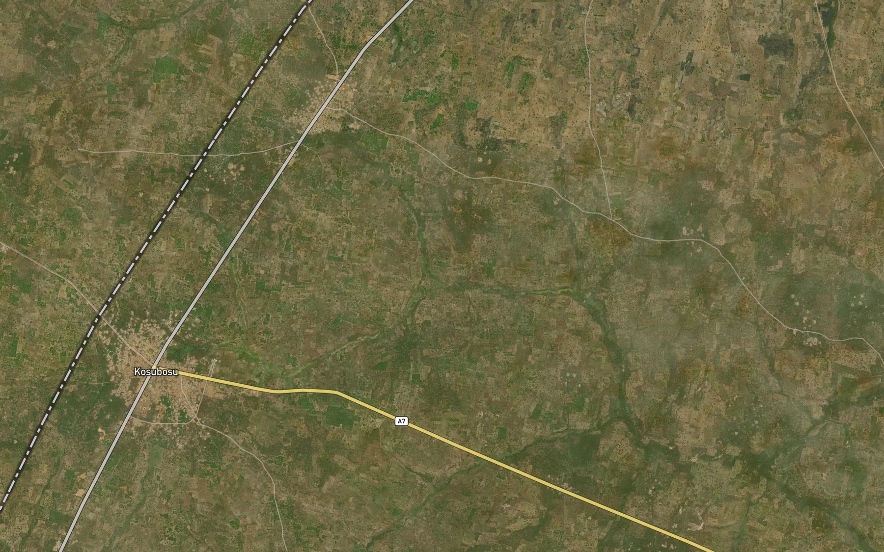 Satellite map of the River Gobi