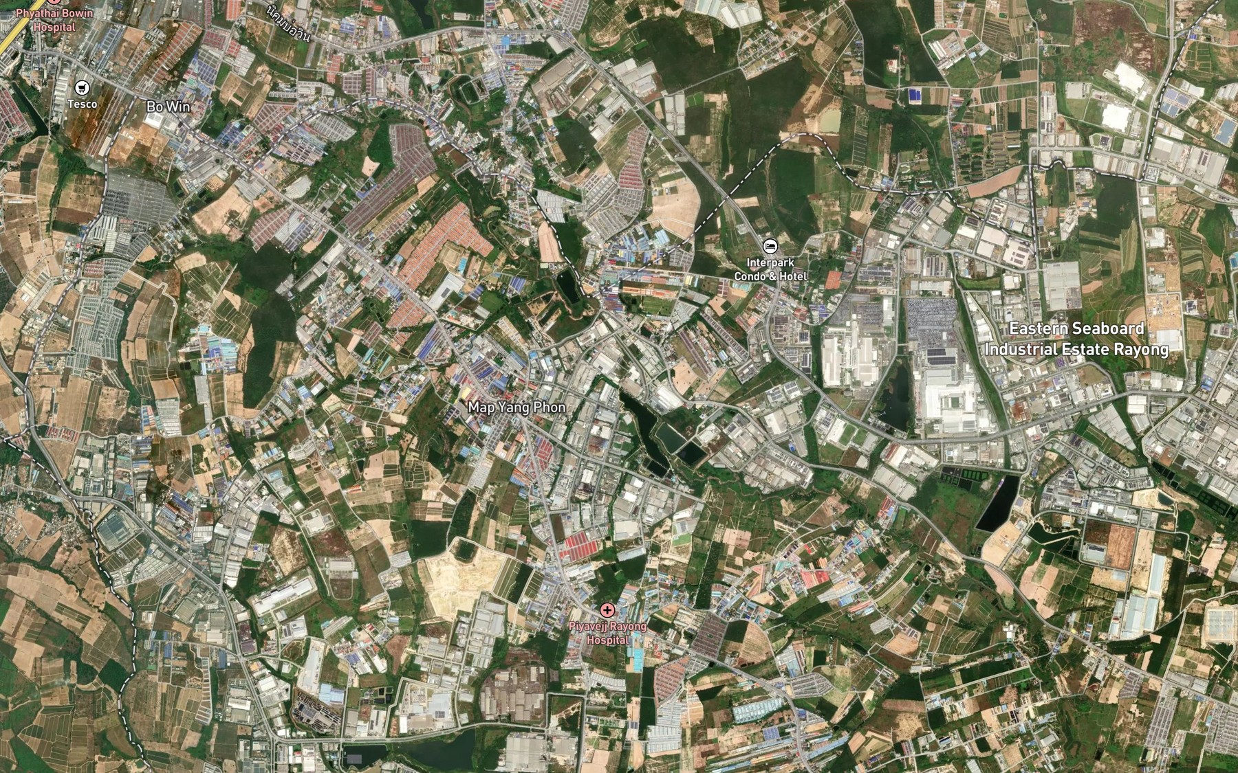 Satellite map of the Huai Phan Sadet