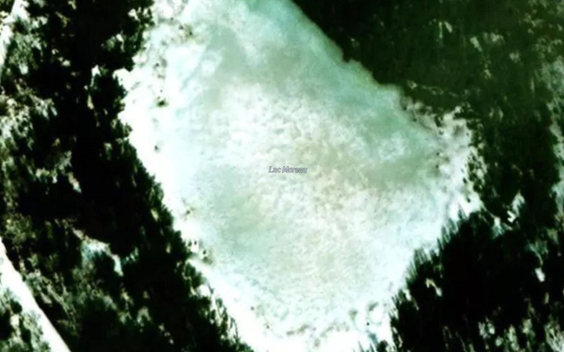 Satellite map of the Lac Moreau