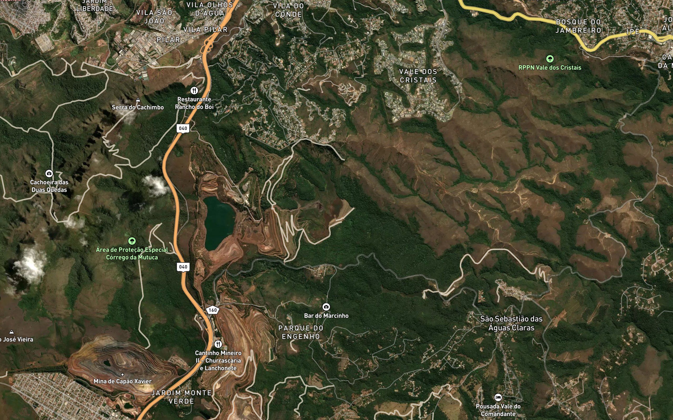 Represa da Mina Mar Azul