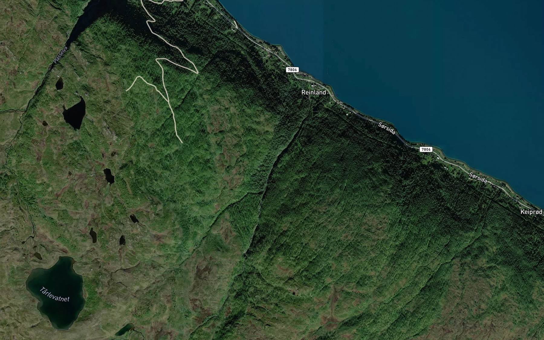 Satellite map of the Reinlandselva