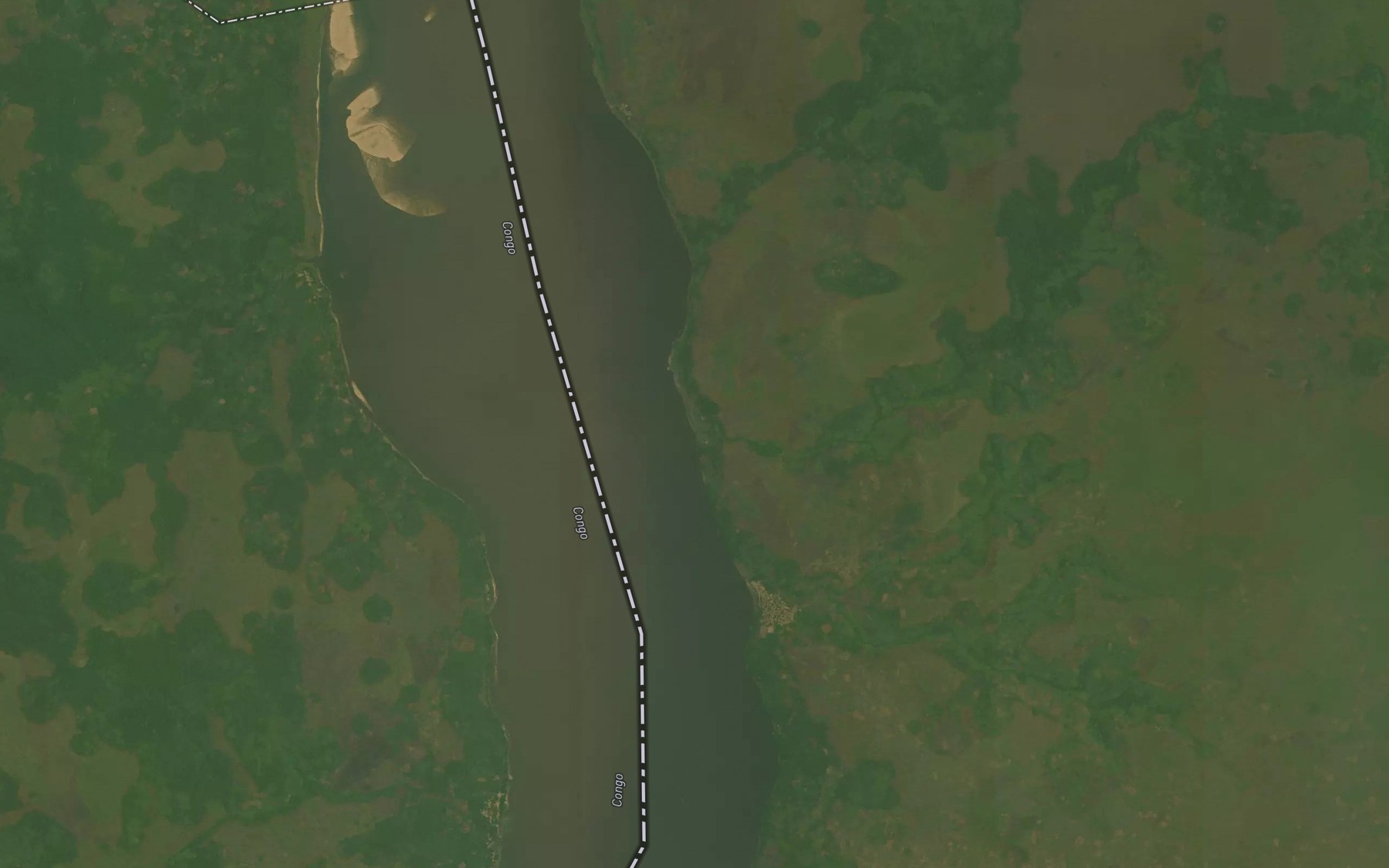 Satellite map of the Luele