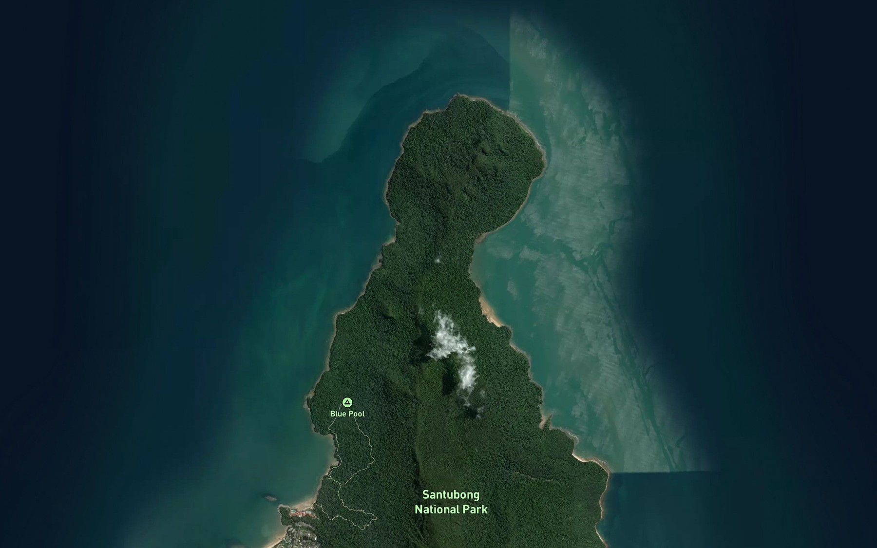 Satellite map of the Tanjong Karang