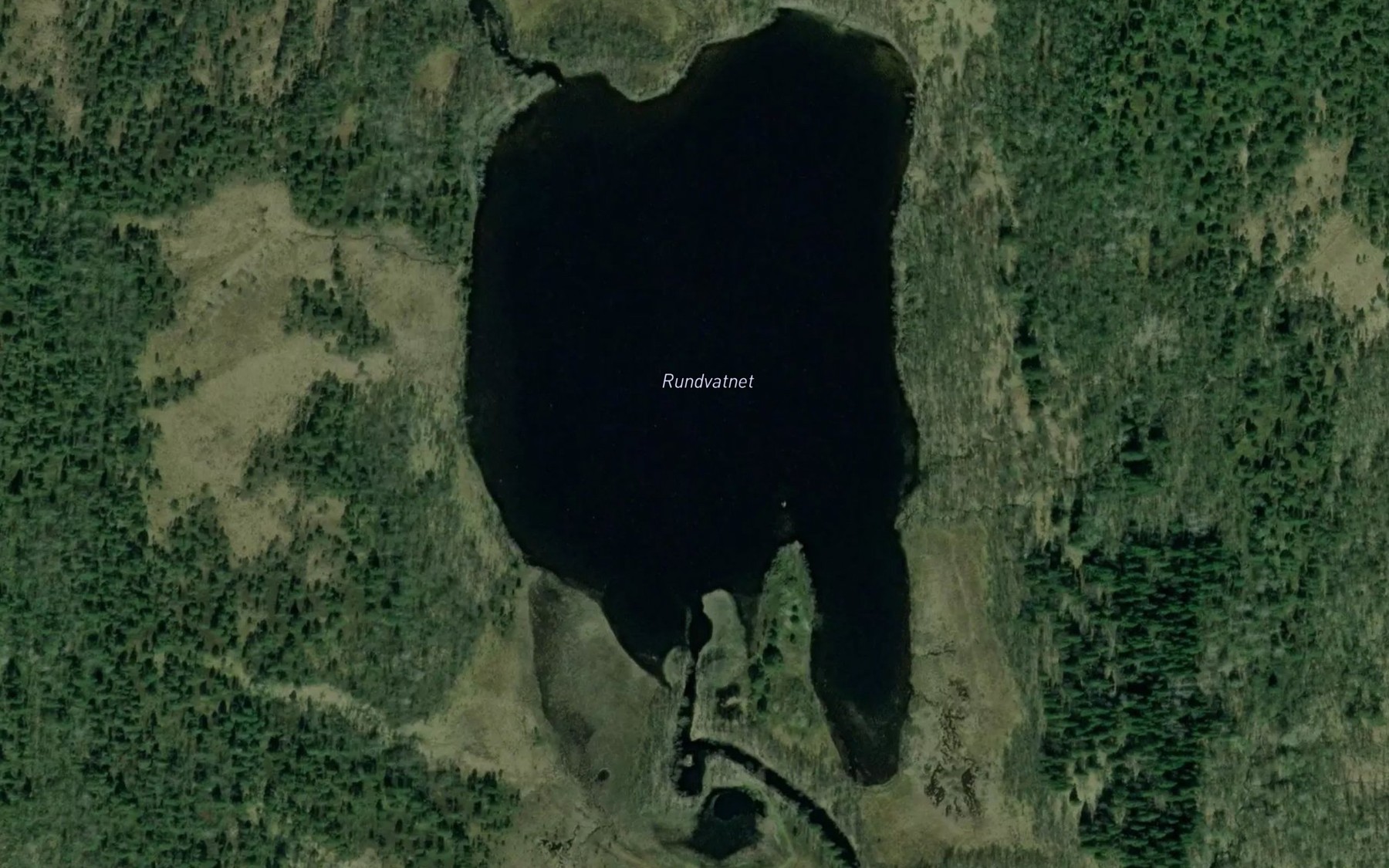 Satellite map of the Rundvatnet