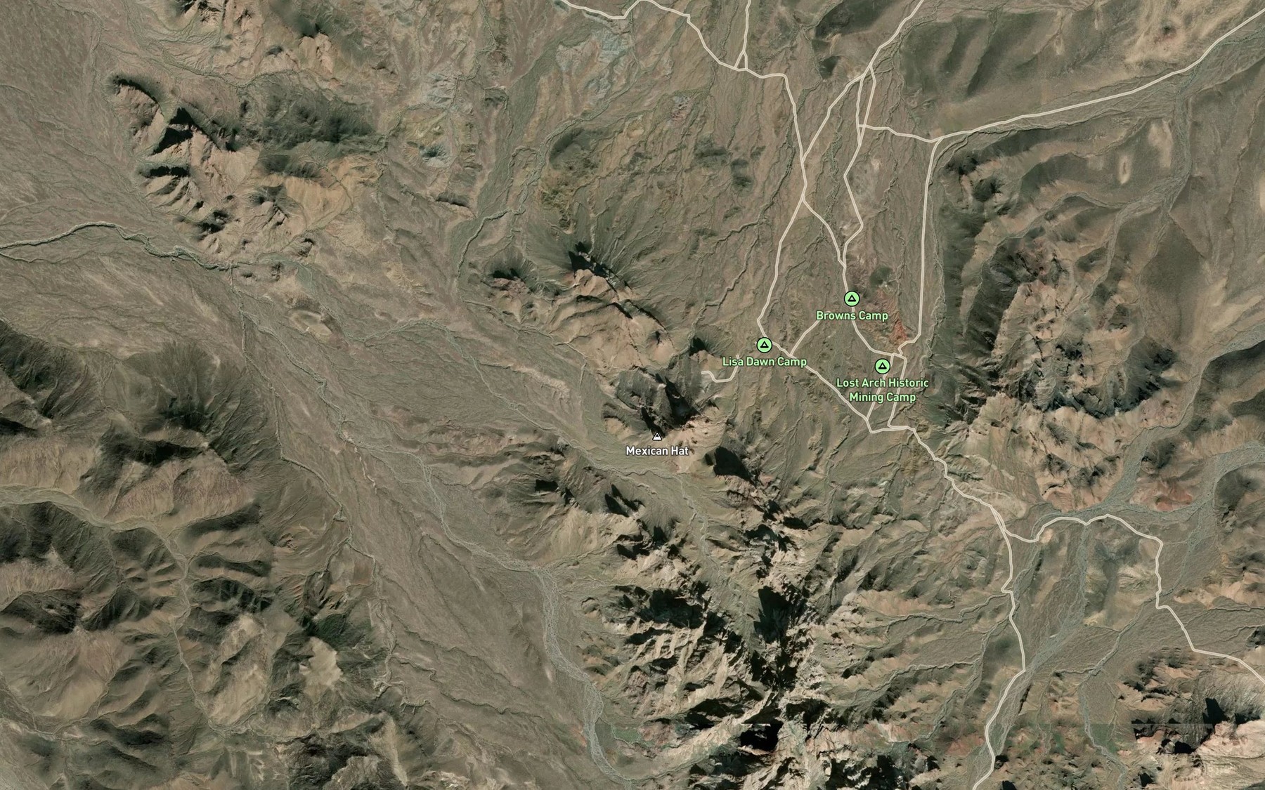 Satellite map of the Mohawk Spring