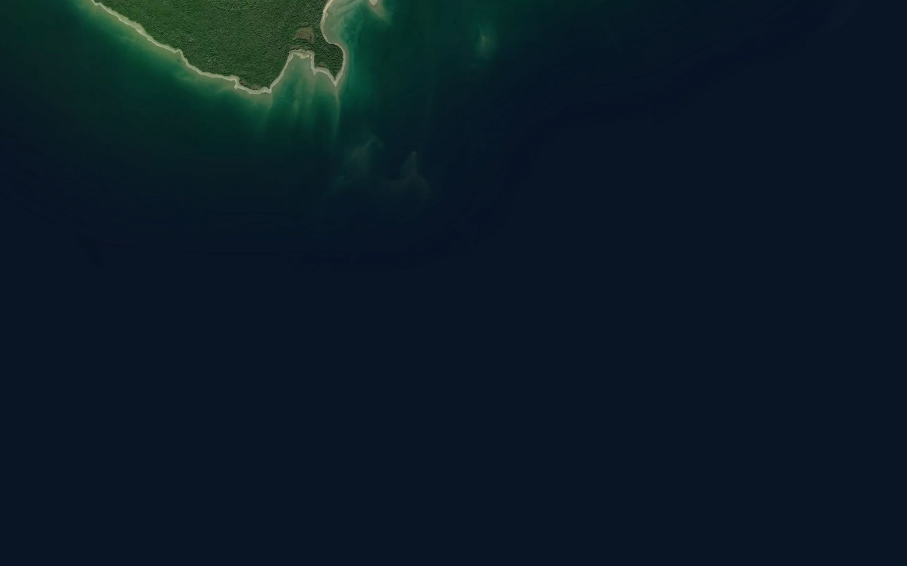 Satellite map of the South Reef