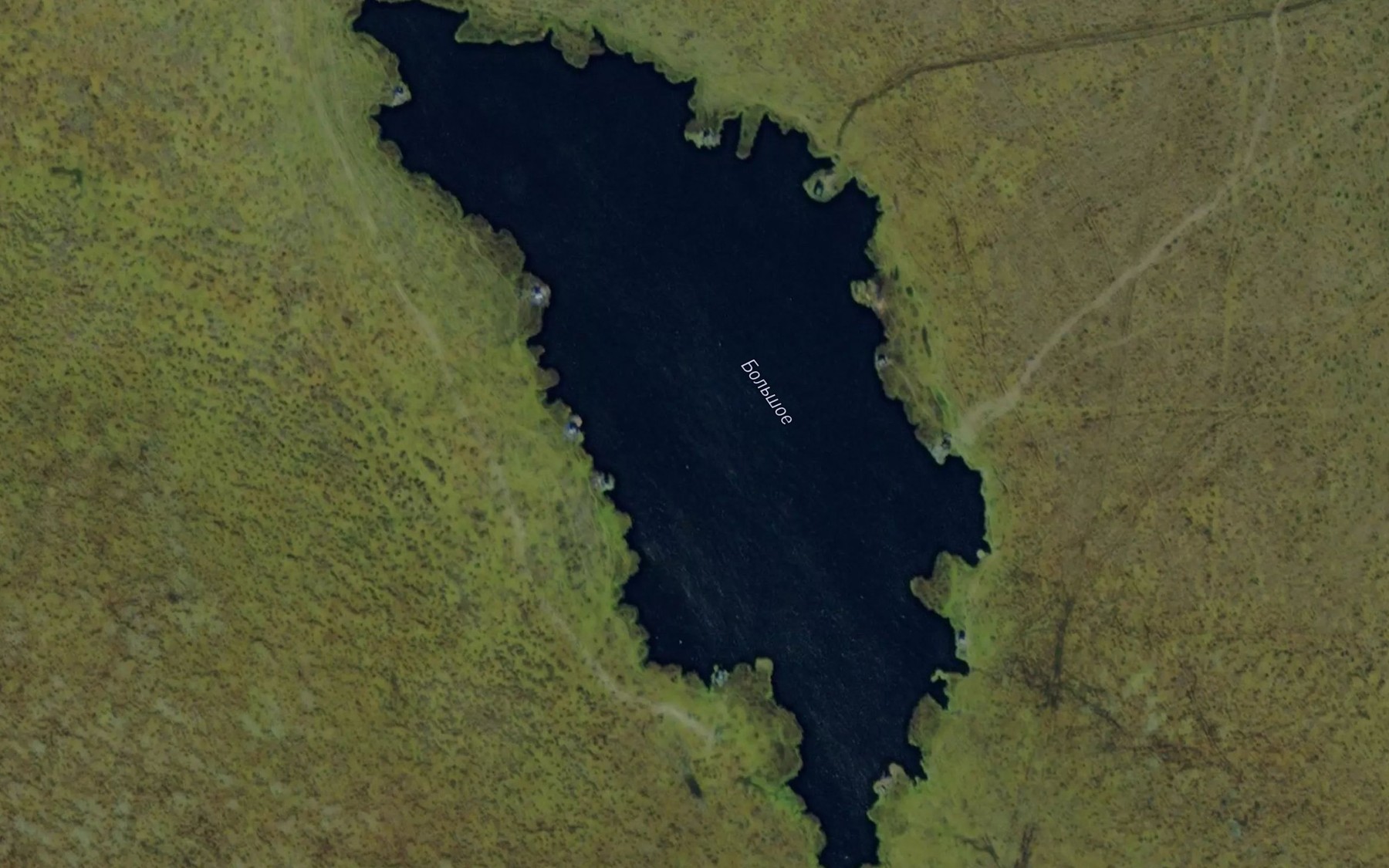 Satellite map of the Ozero Bol'shoye