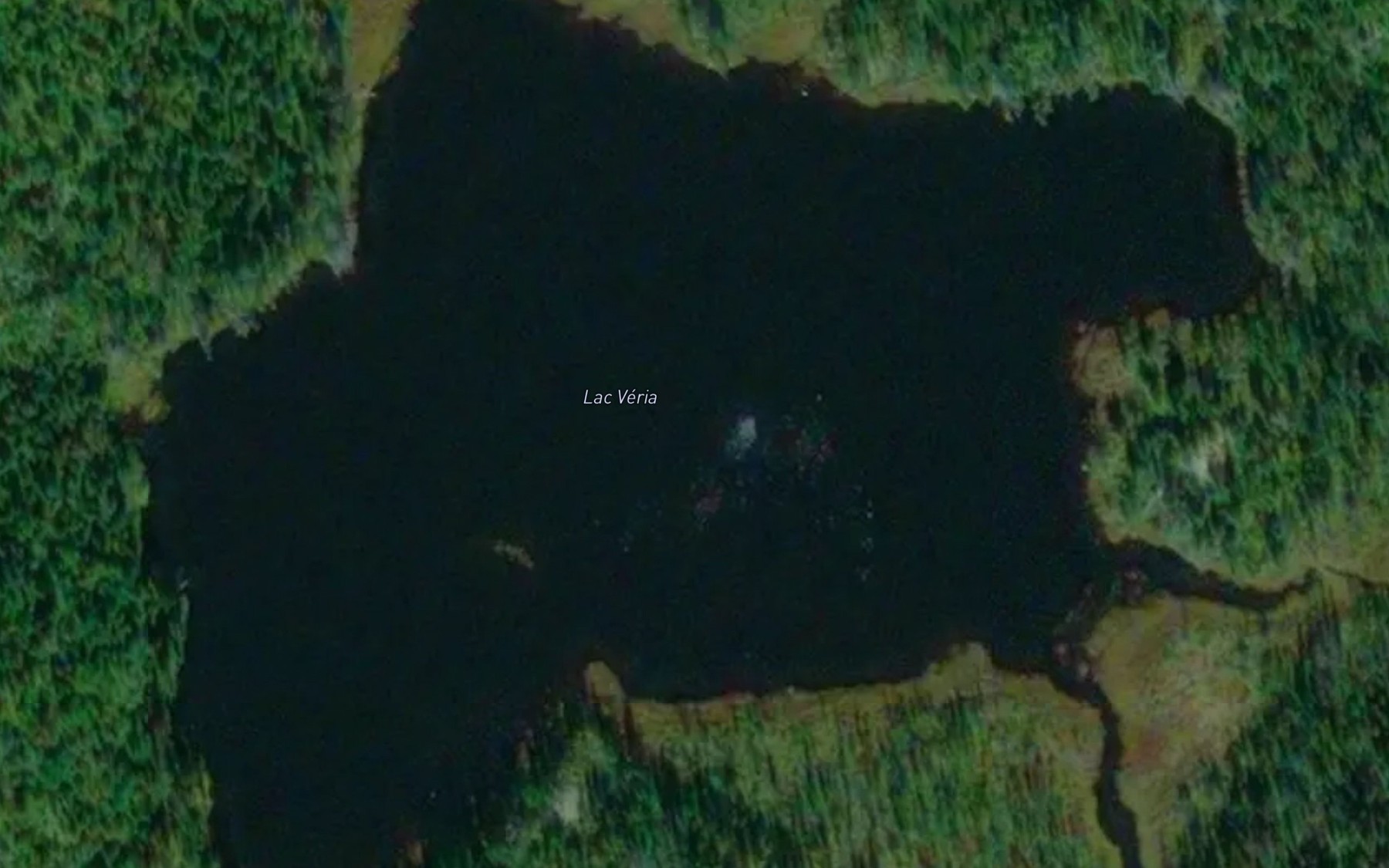 Satellite map of the Lac Veria