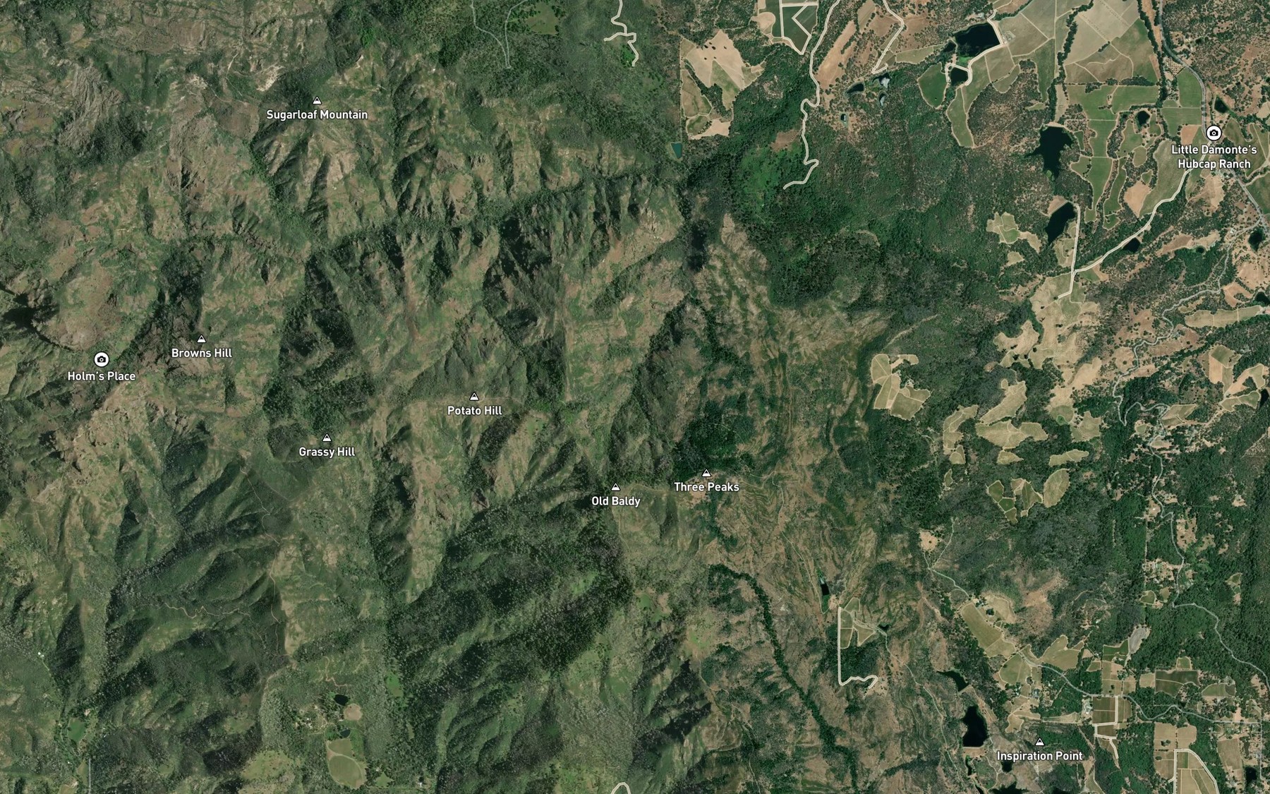 Satellite map of the Cold Spring