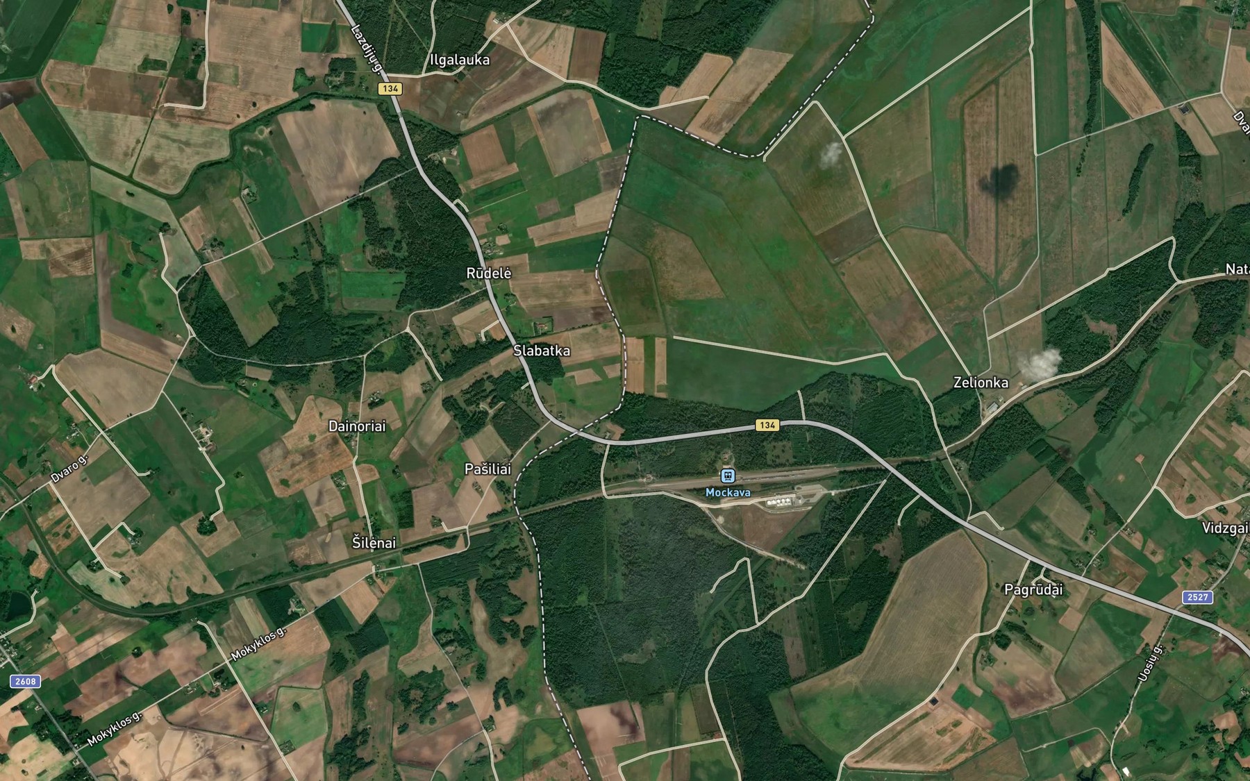 Satellite map of the Visgaile