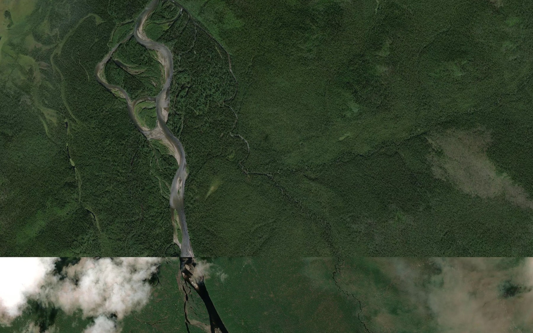 Satellite map of the Levaya Otboynaya