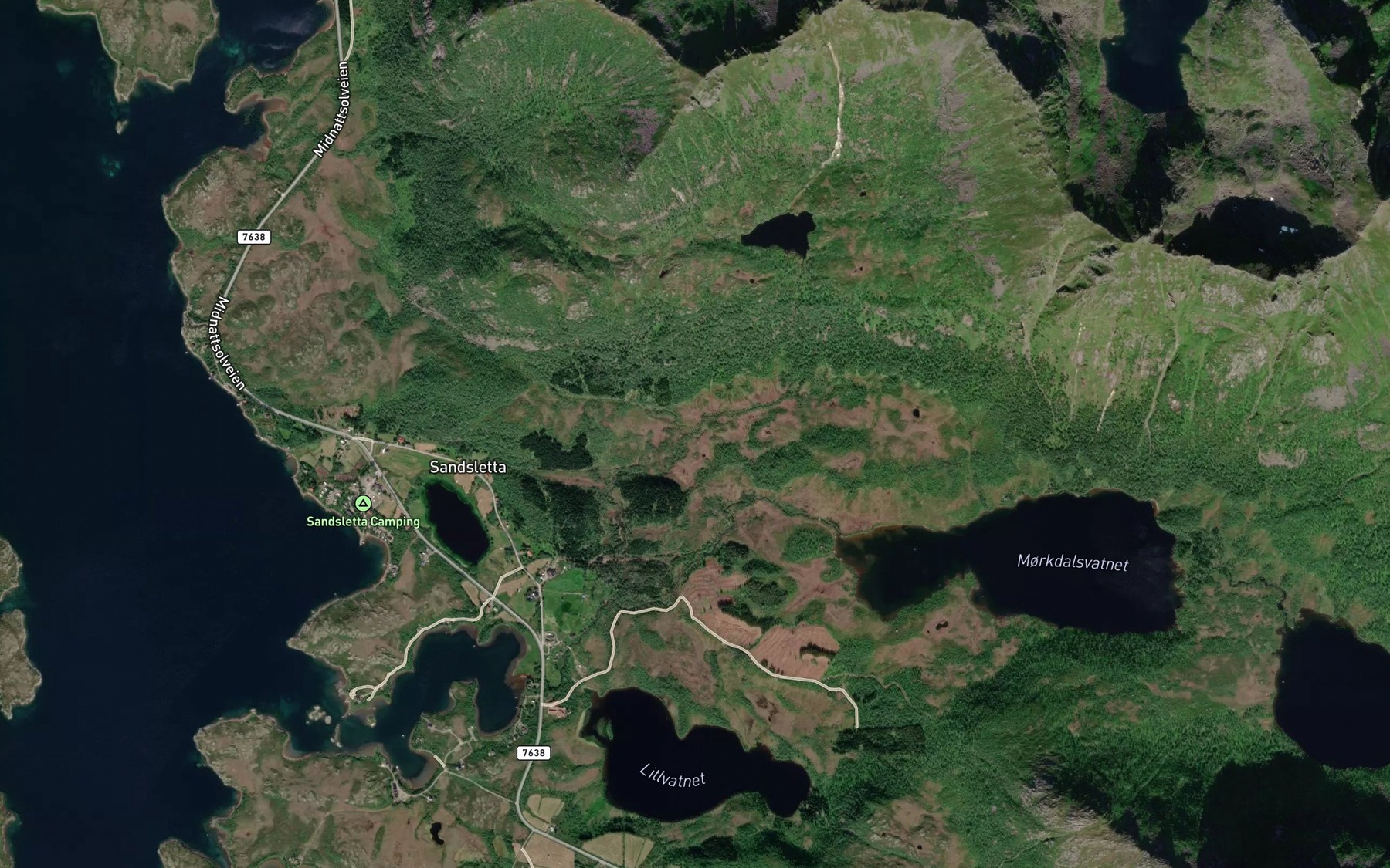 Satellite map of the Omnelva