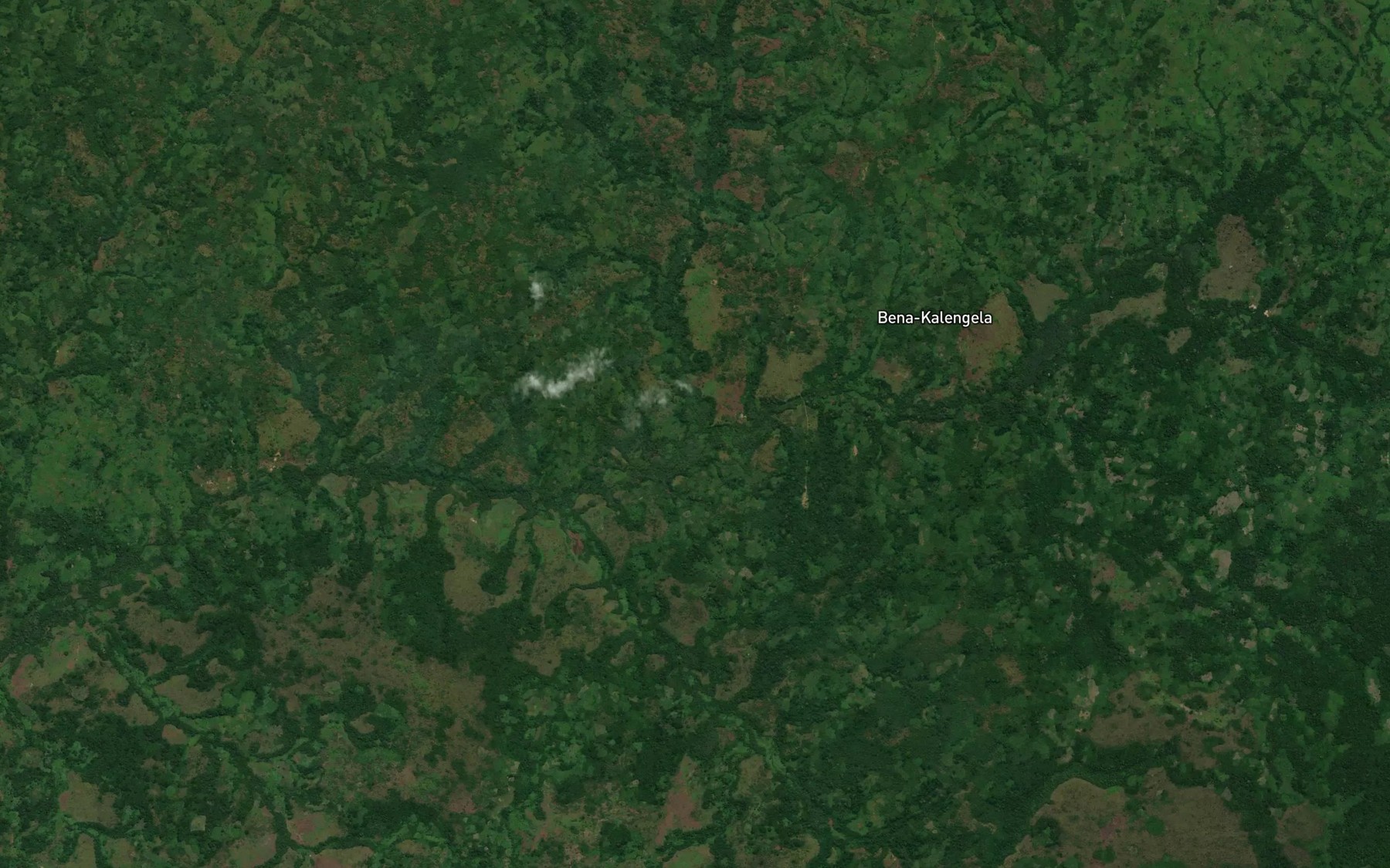 Satellite map of the Lubumbudi
