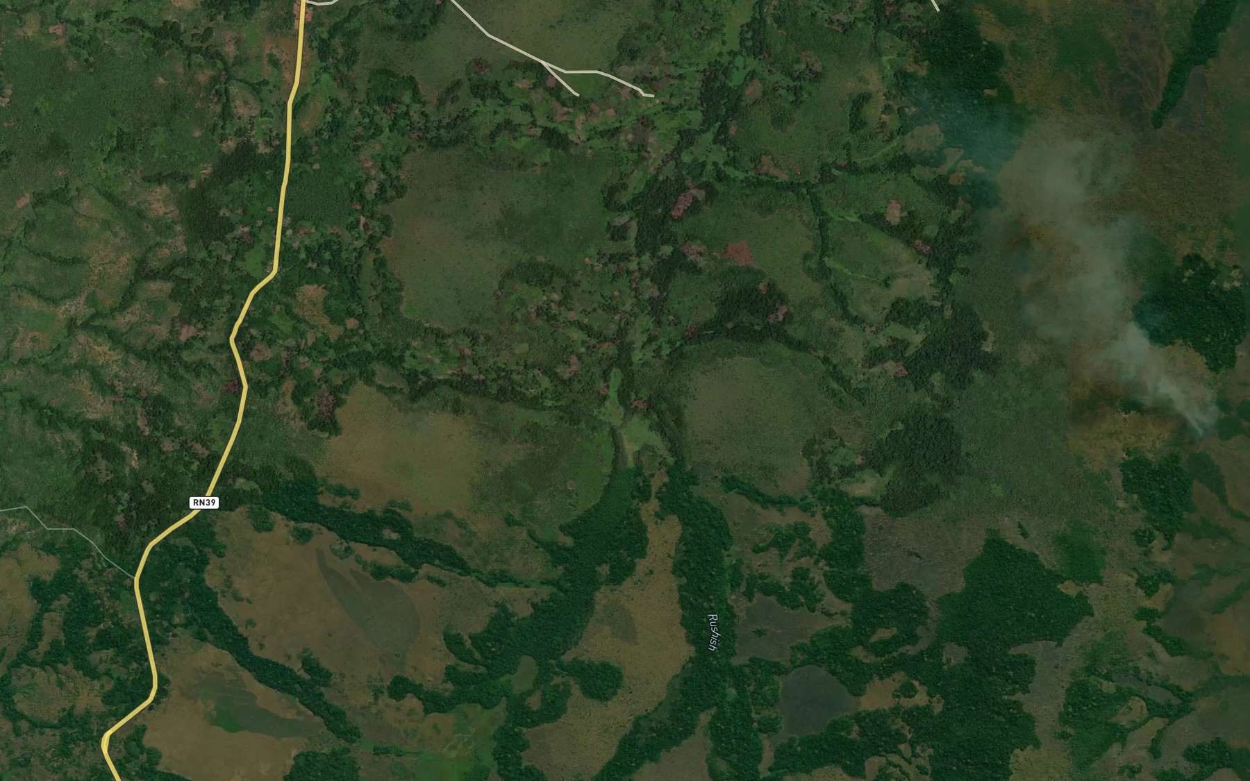 Satellite map of the Katshila