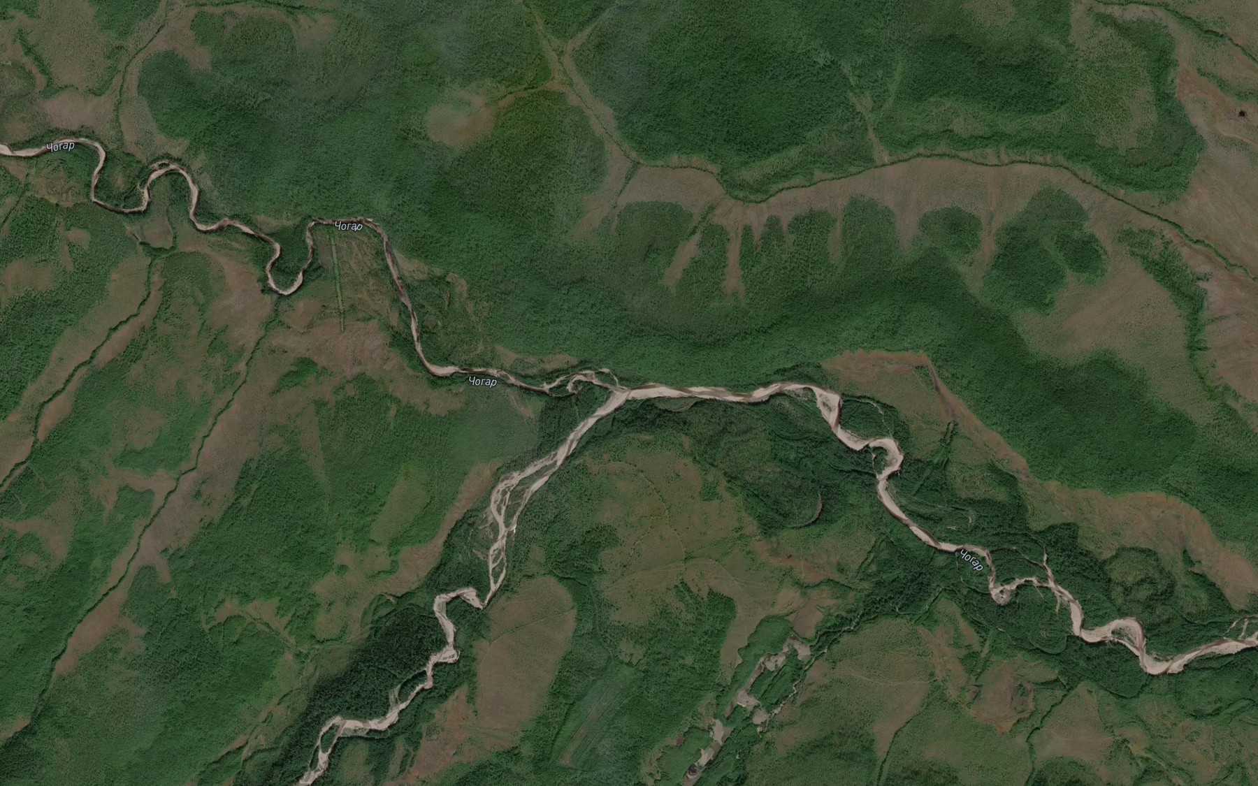 Satellite map of the Utanakh