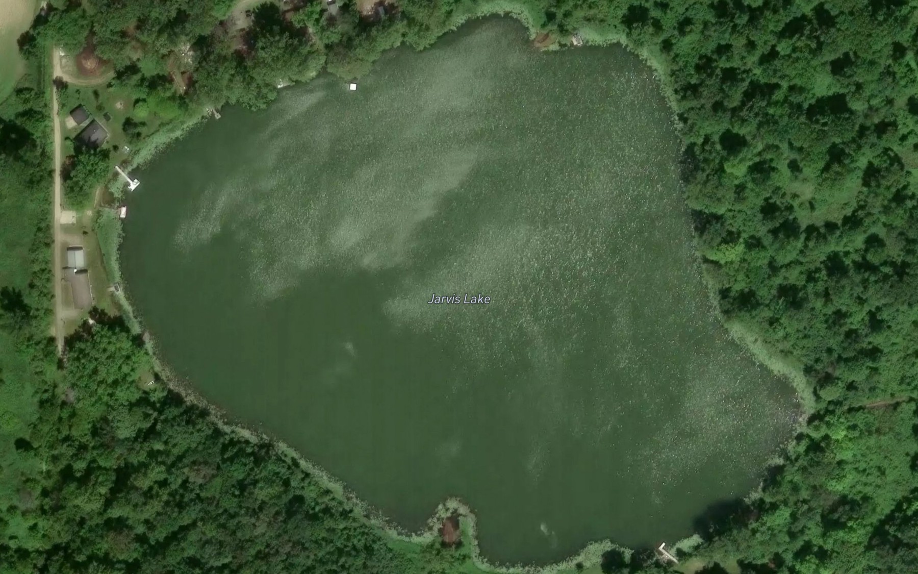 Satellite map of the Jarvis Lake