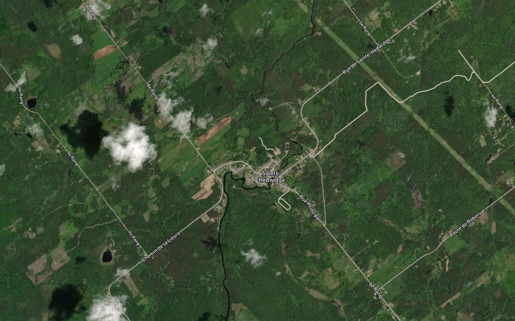 Satellite map of the Cours d'eau Val-Bois