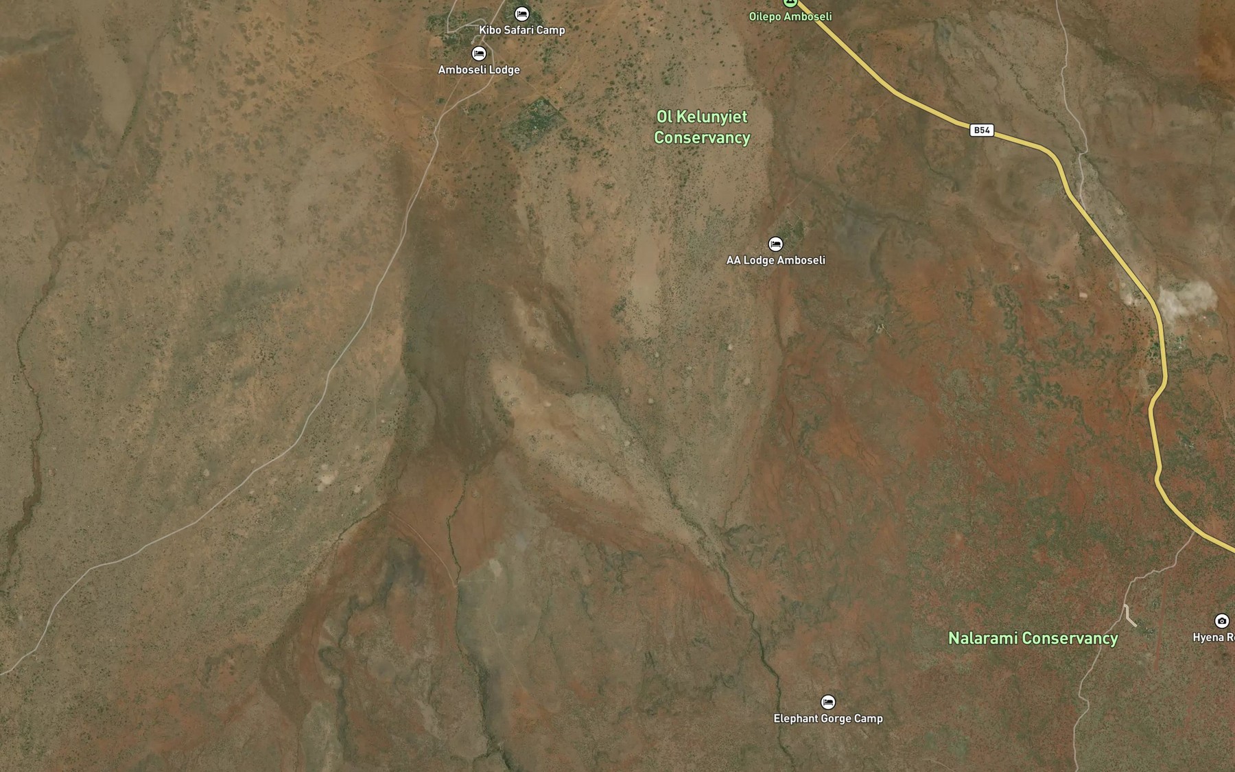Satellite map of the Loraroshi
