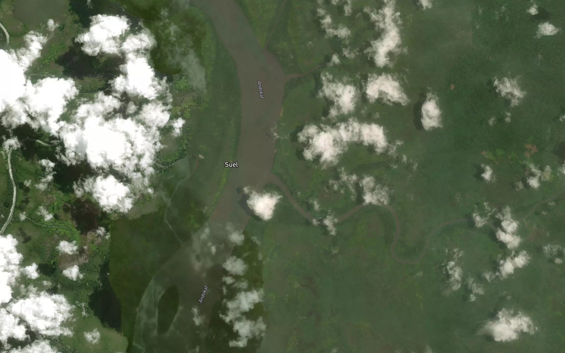 Satellite map of the Oroe