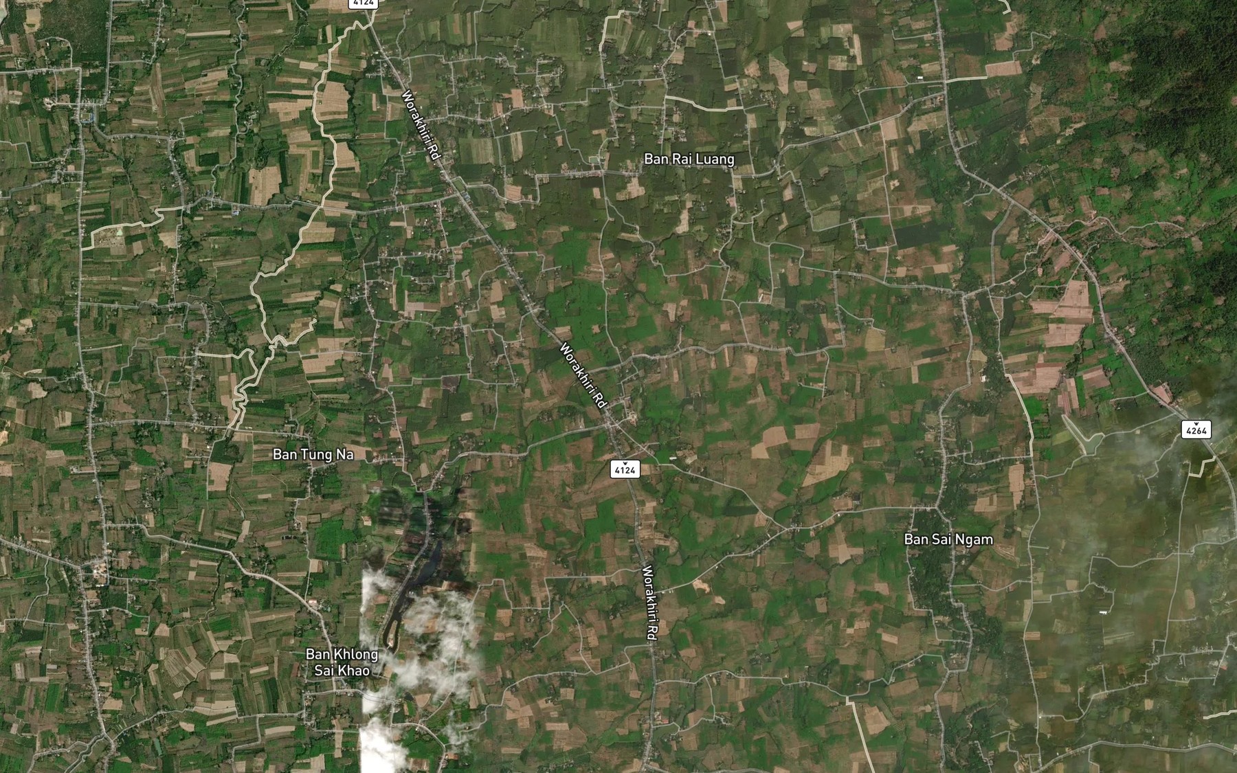 Satellite map of the Nong Chum Saeng