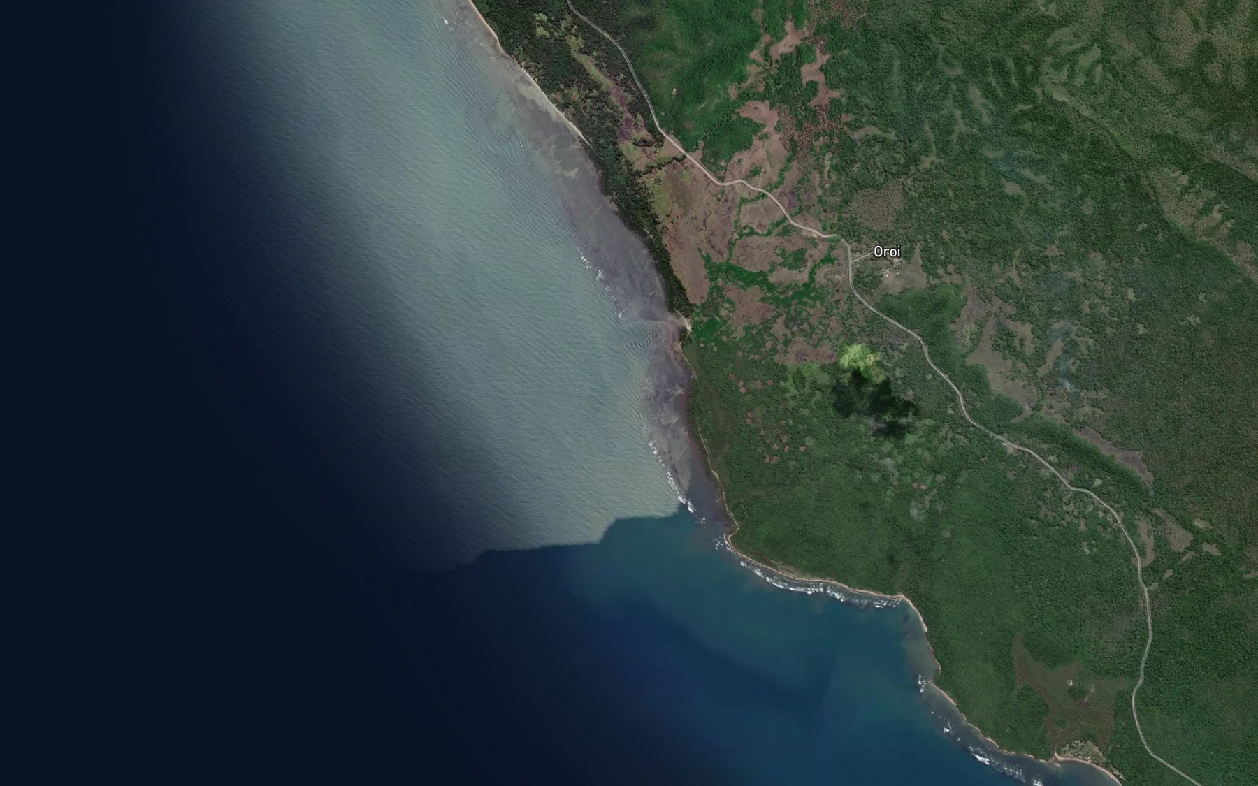 Satellite map of the Namoa Creek