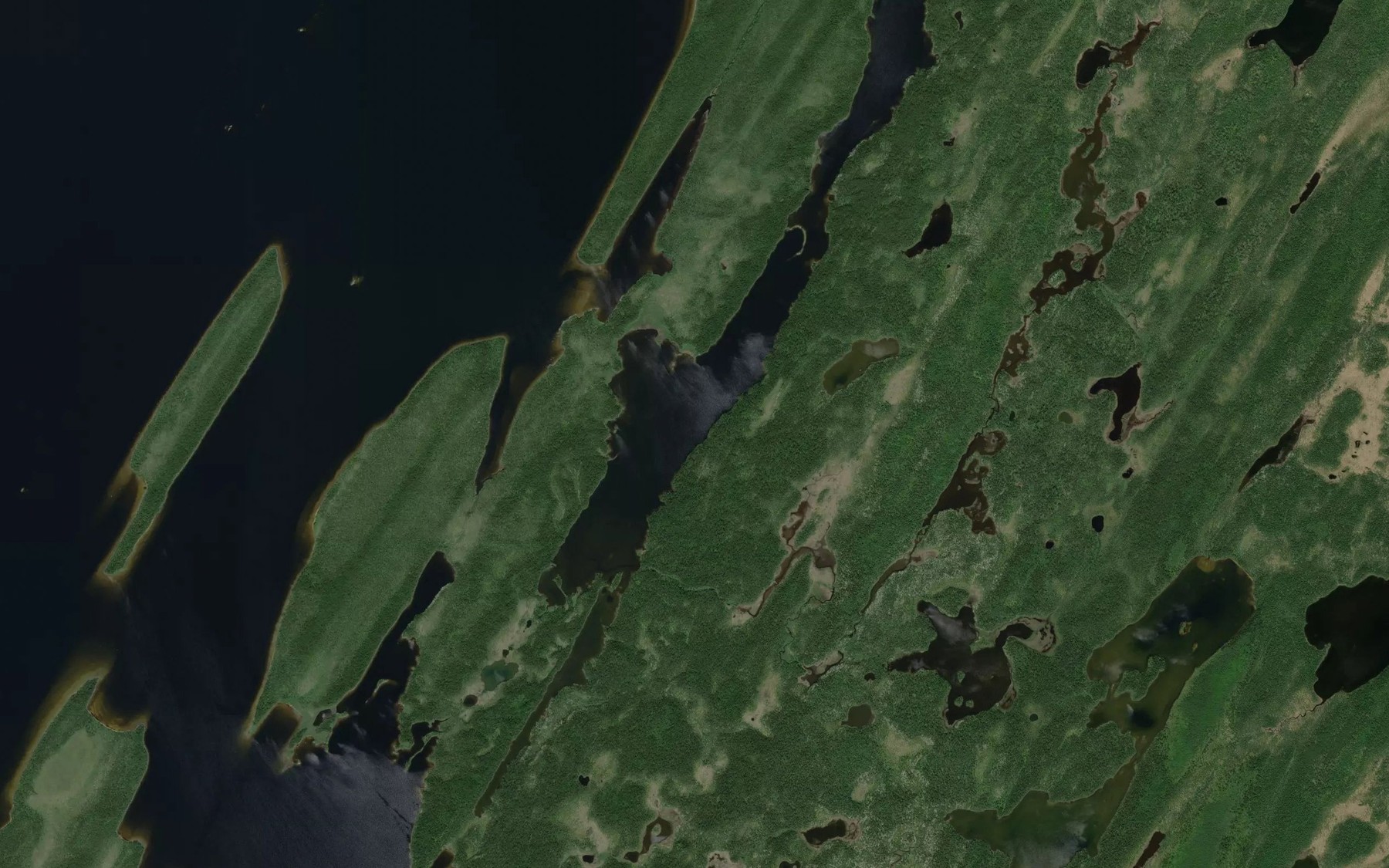 Satellite map of the Baie Lamarck