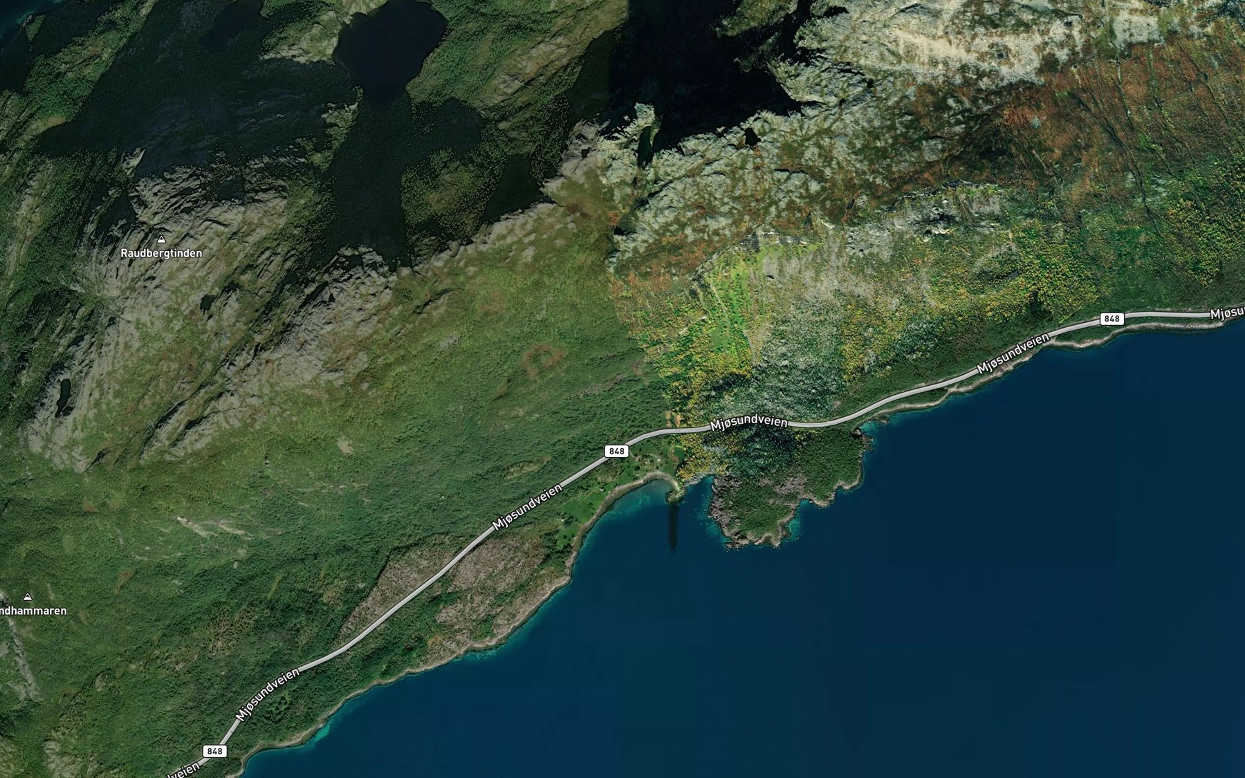 Satellite map of the Pesselva