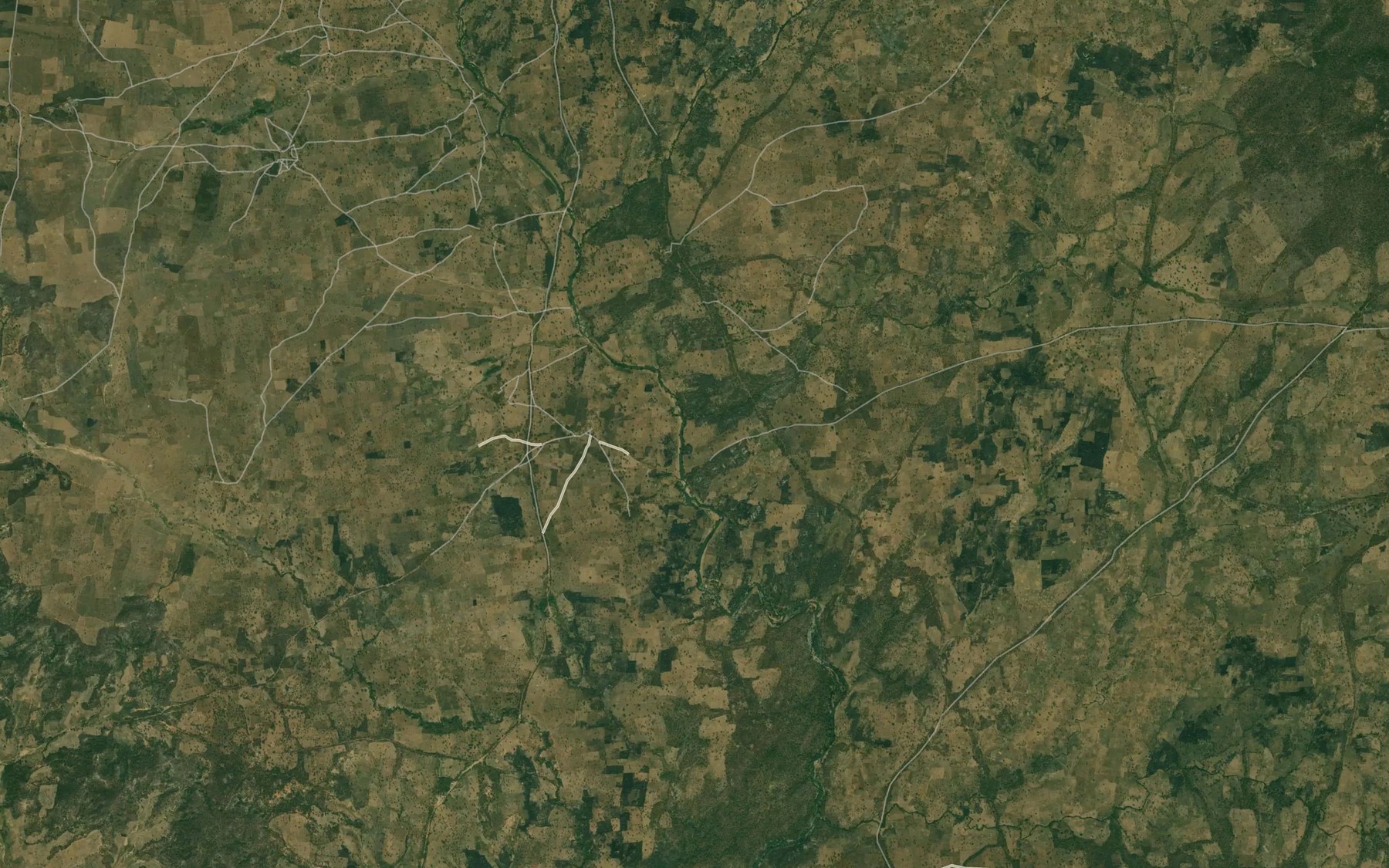 Satellite map of the Zambugga