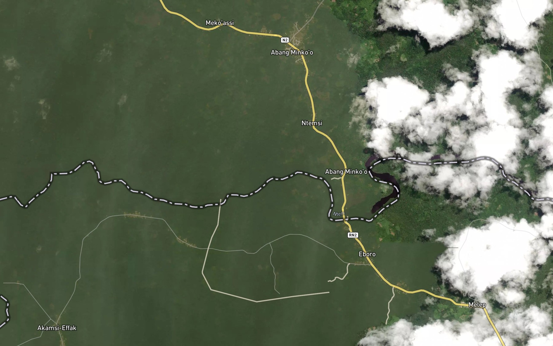 Satellite map of the Le
