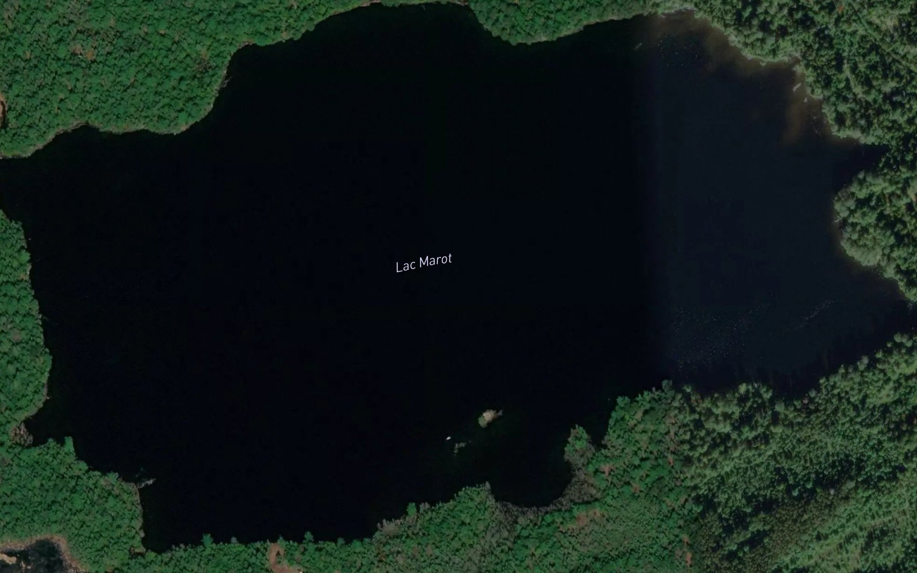 Satellite map of the Lac Marot