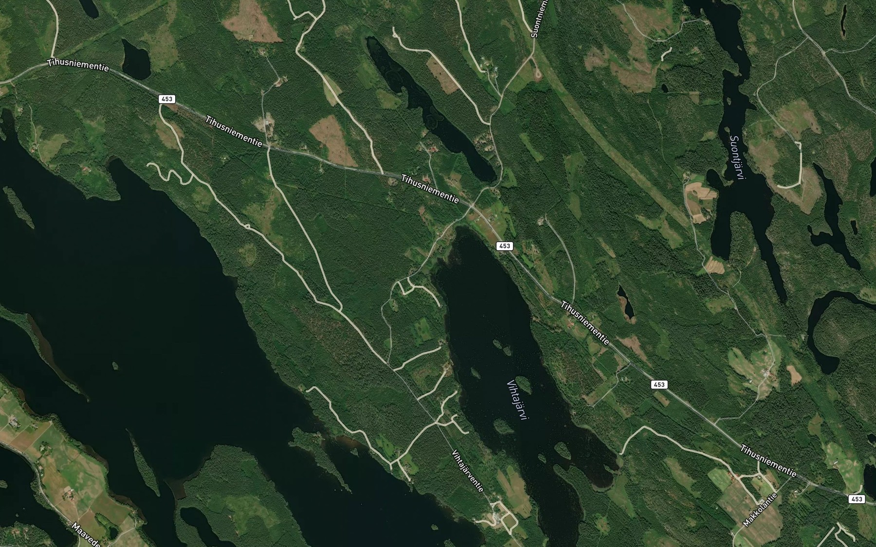 Satellite map of the Marantolahti