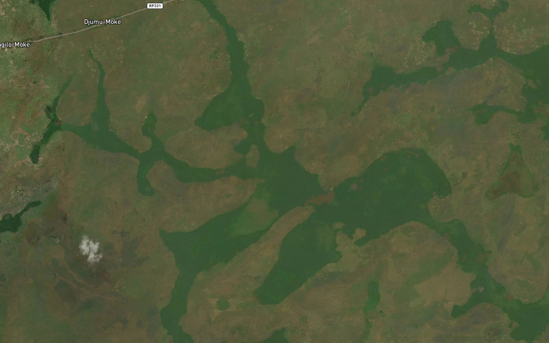 Satellite map of the Nieka