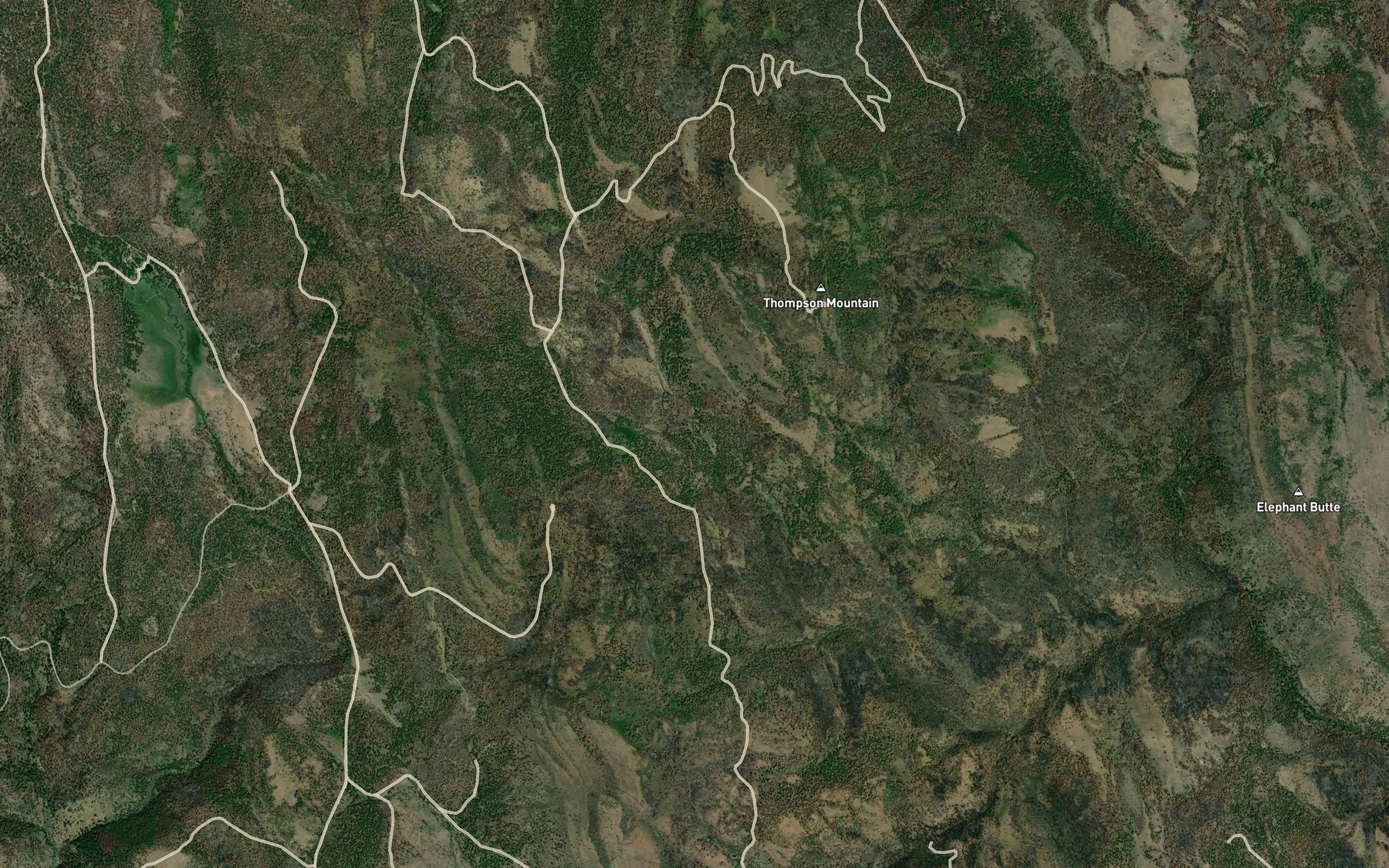 Satellite map of the Craft Spring