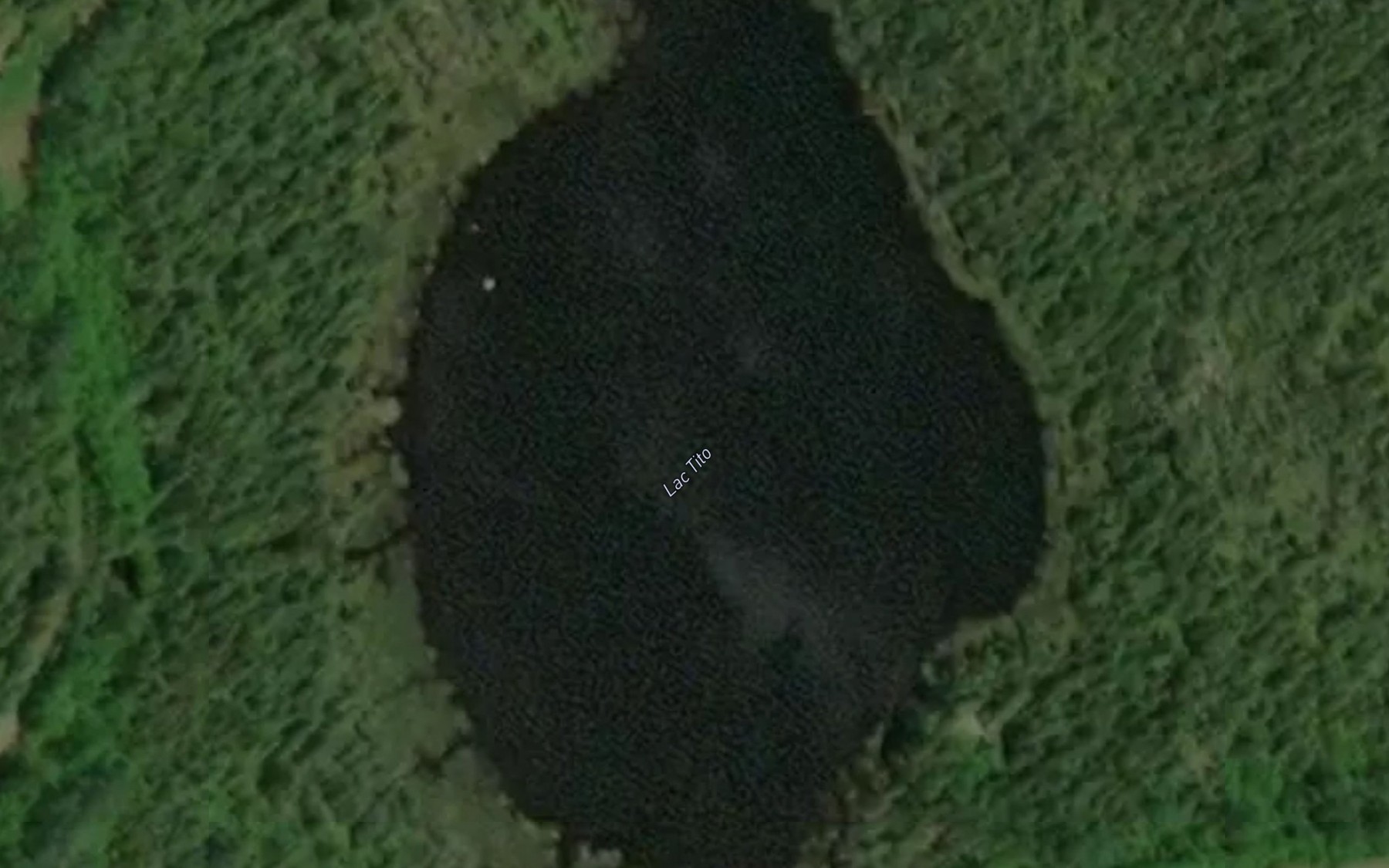 Satellite map of the Lac Tito
