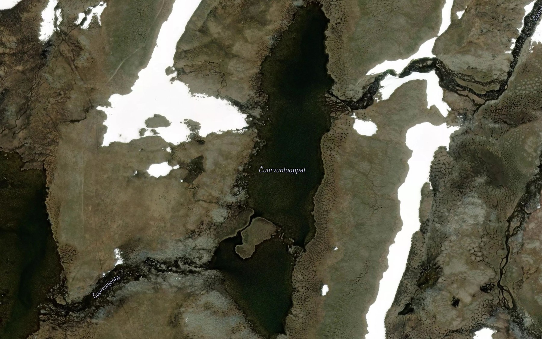 Satellite map of the Cuorvonluobbal