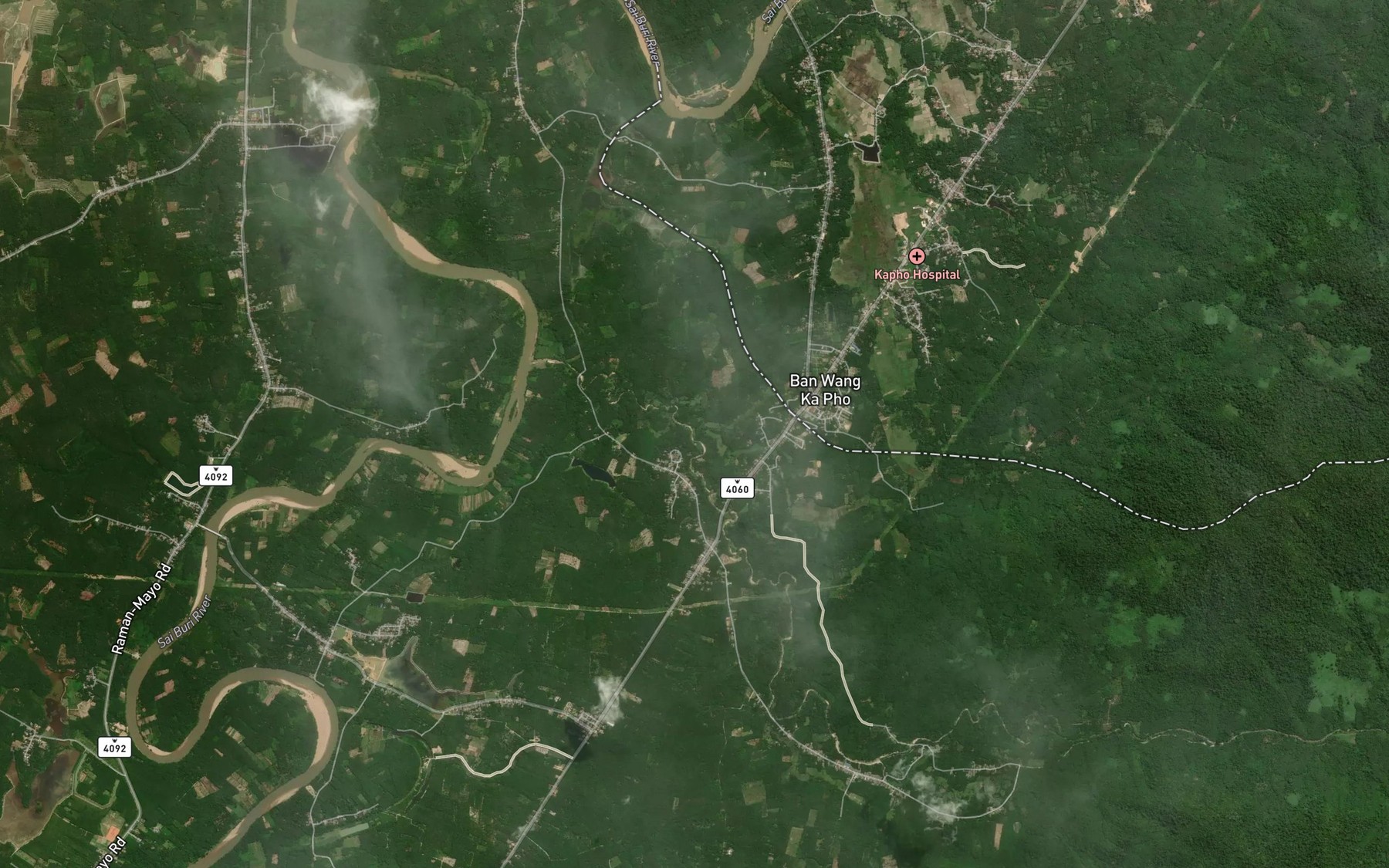Satellite map of the Khlong Ta Lo Ra Yo