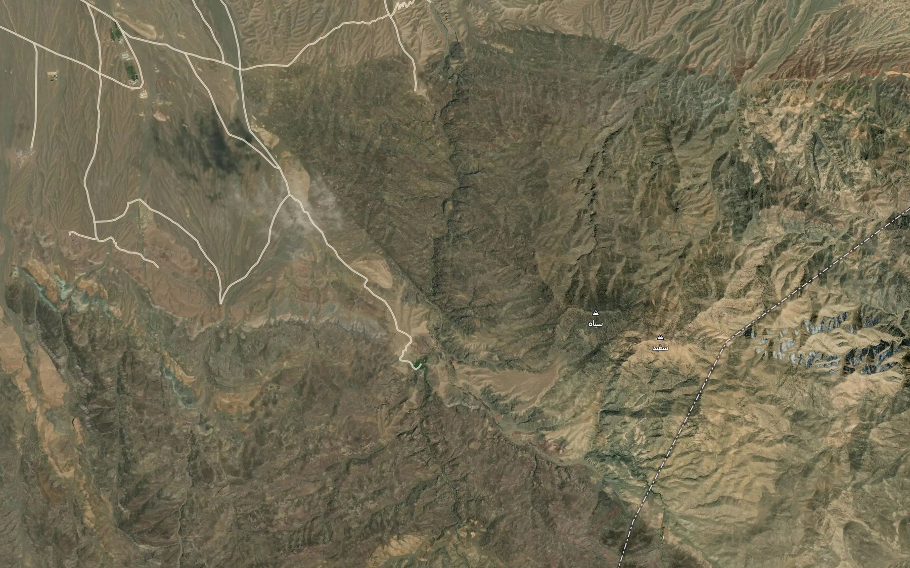 Satellite map of the Rudkhaneh-ye Kuva