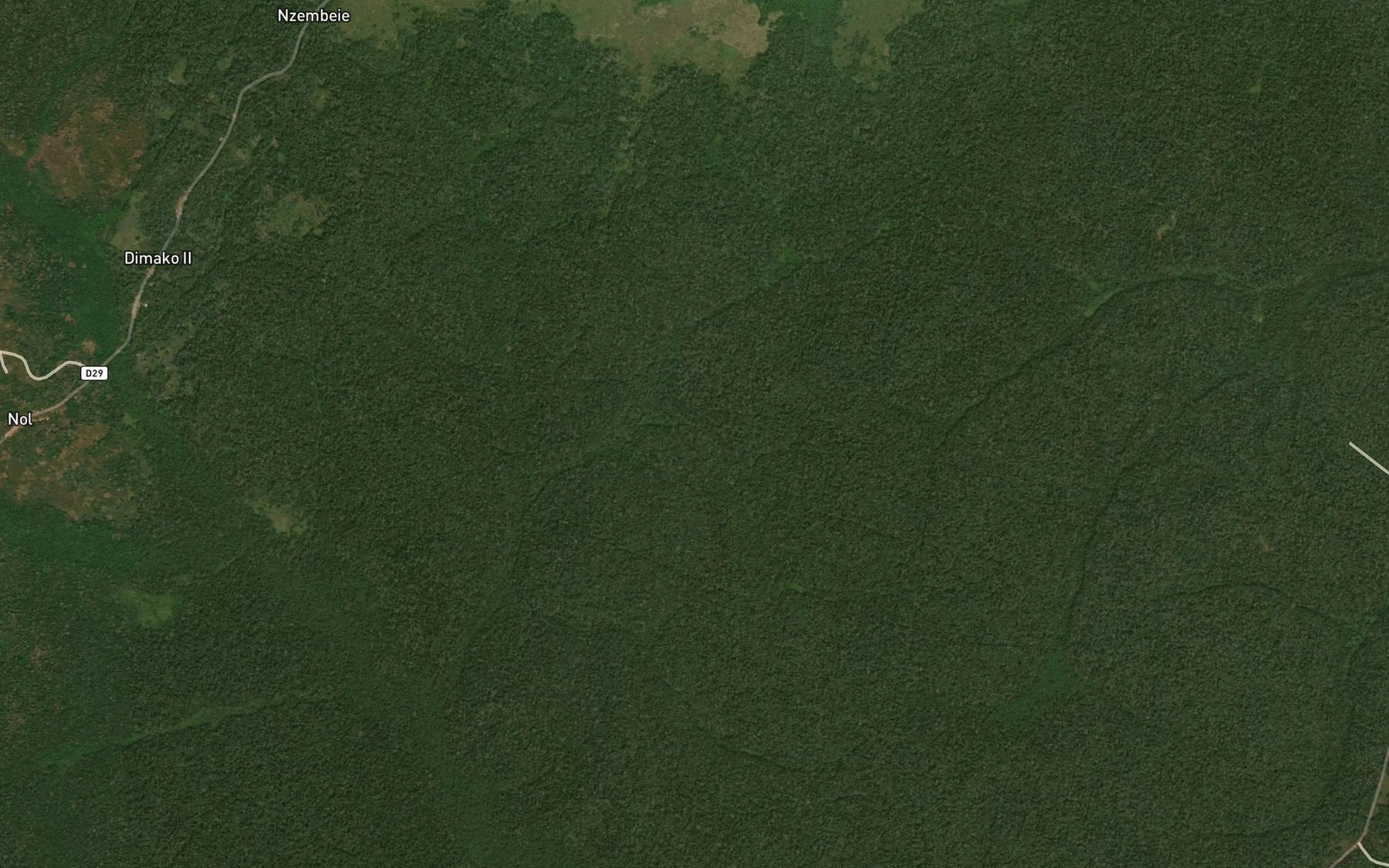 Satellite map of the Mbata