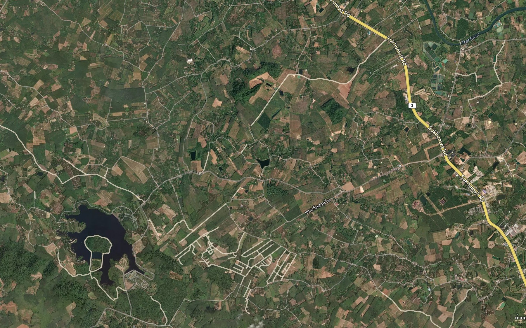 Satellite map of the Ang Kep Nam Ban Wang Tak