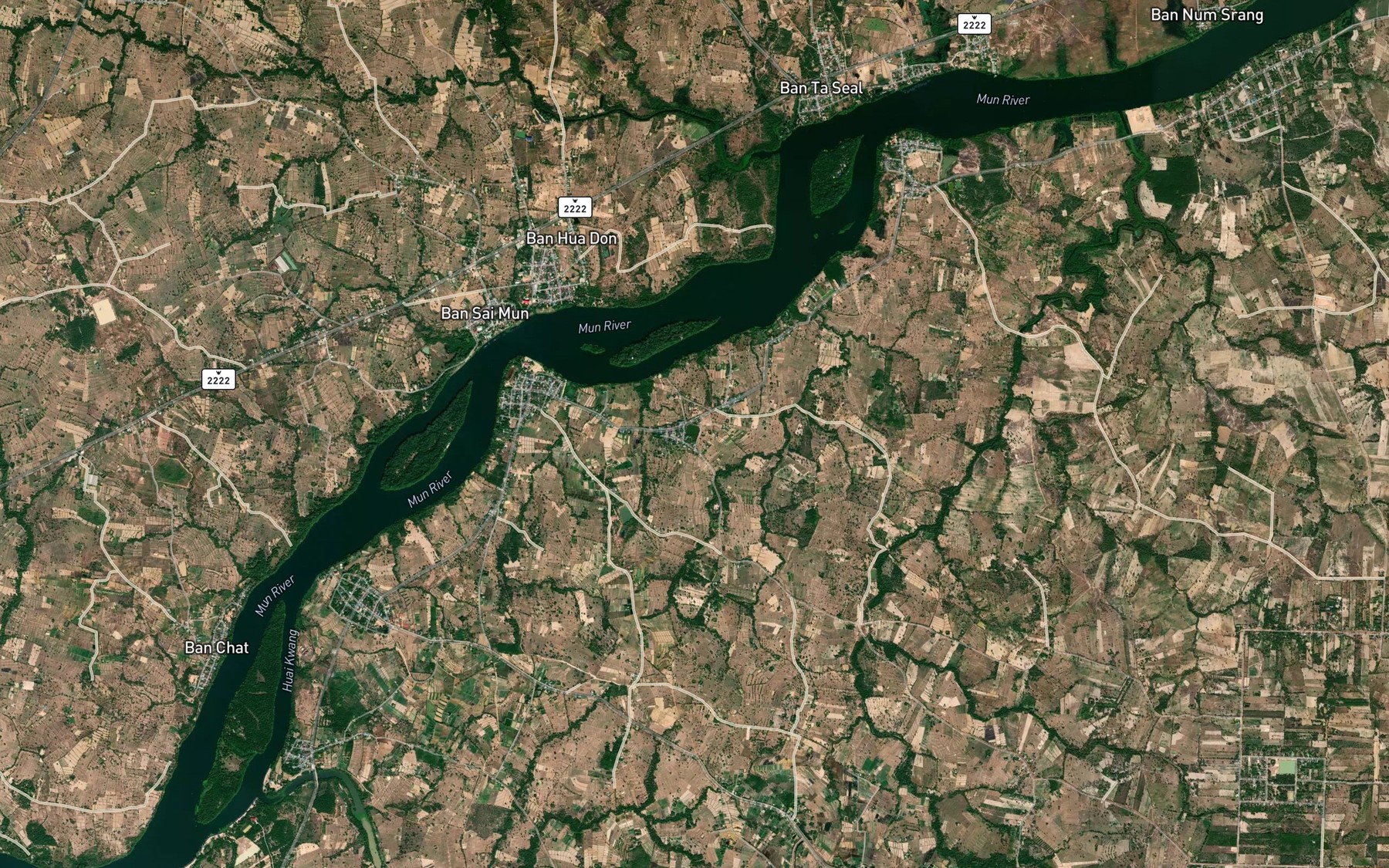 Satellite map of the Sa Nam Ban Don Muang