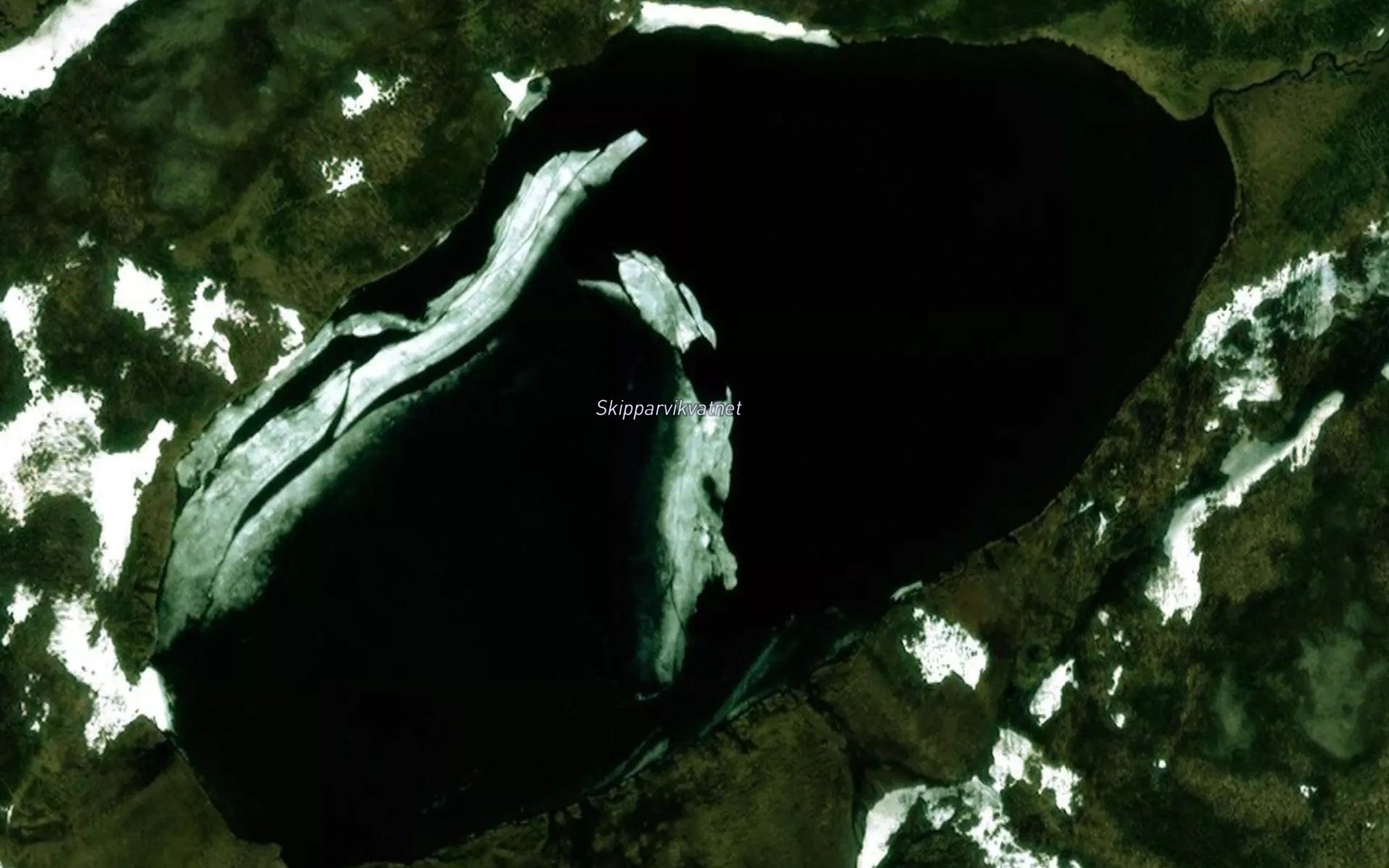 Satellite map of the Skippervikvatnet